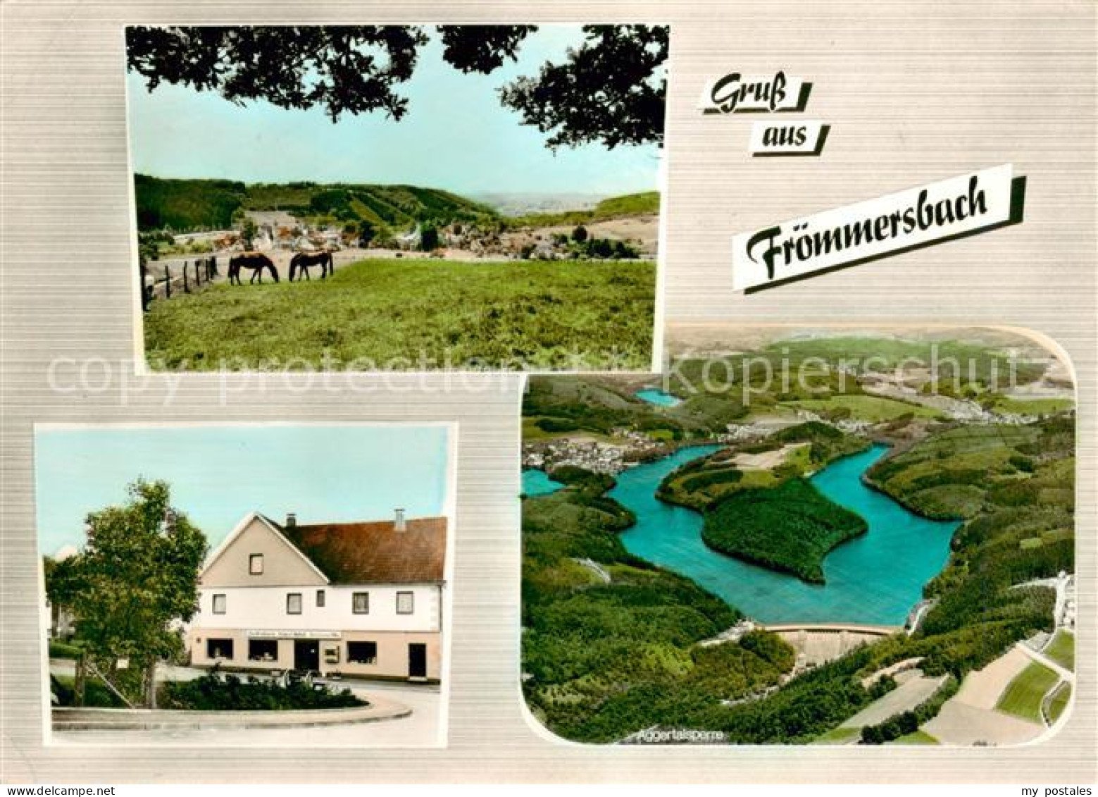 73864195 Froemmersbach Panorama Gasthaus Fliegeraufnahme Froemmersbach - Gummersbach