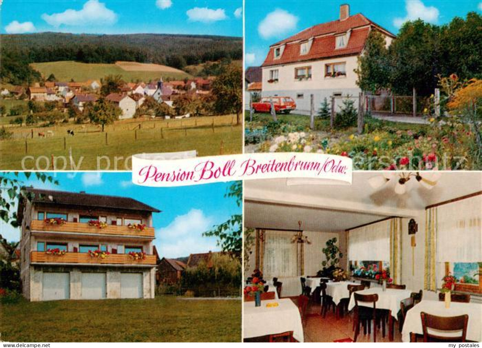 73864187 Breitenbrunn Odenwald Pension Boll Gaststube Panorama Breitenbrunn Oden - Sonstige & Ohne Zuordnung