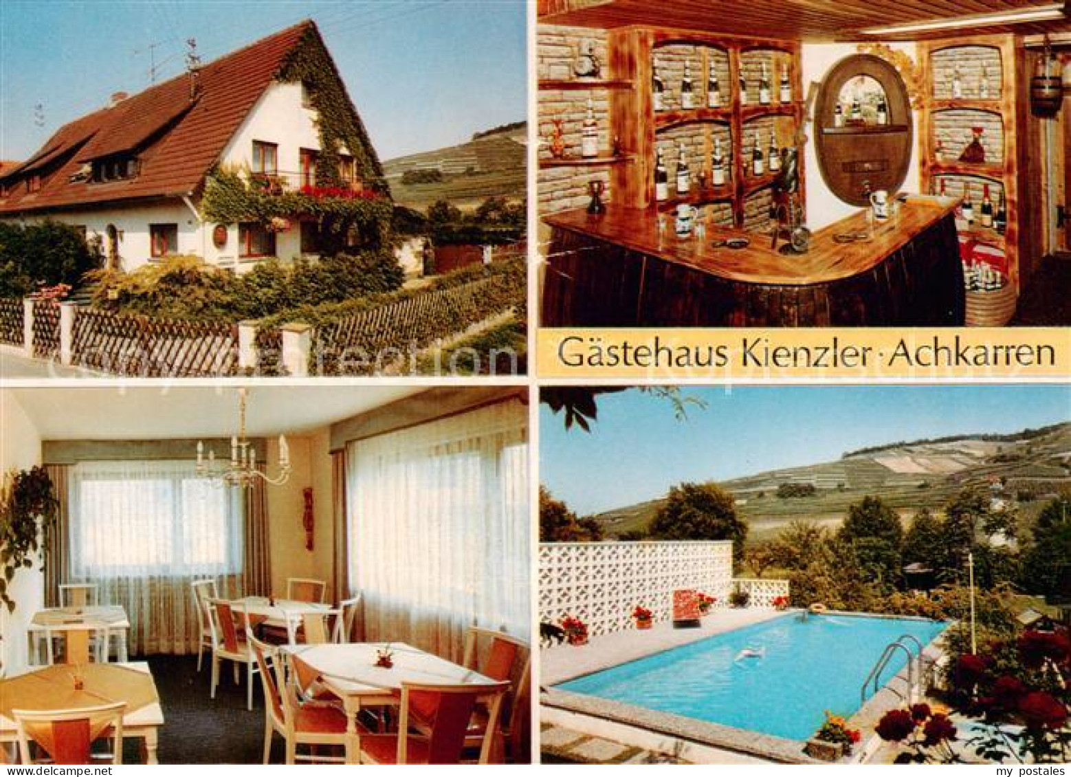 73864149 Achkarren Gaestehaus Kienzler Bar Gaststube Schwimmbad Achkarren - Sonstige & Ohne Zuordnung