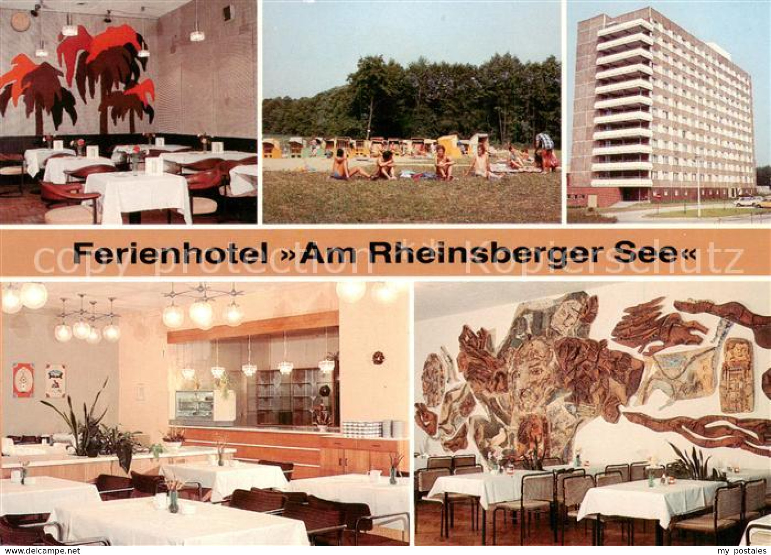 73830446 Rheinsberg Ferienhotel Am Rheinsberger See Bar Strand Aussenansicht Caf - Zechlinerhütte