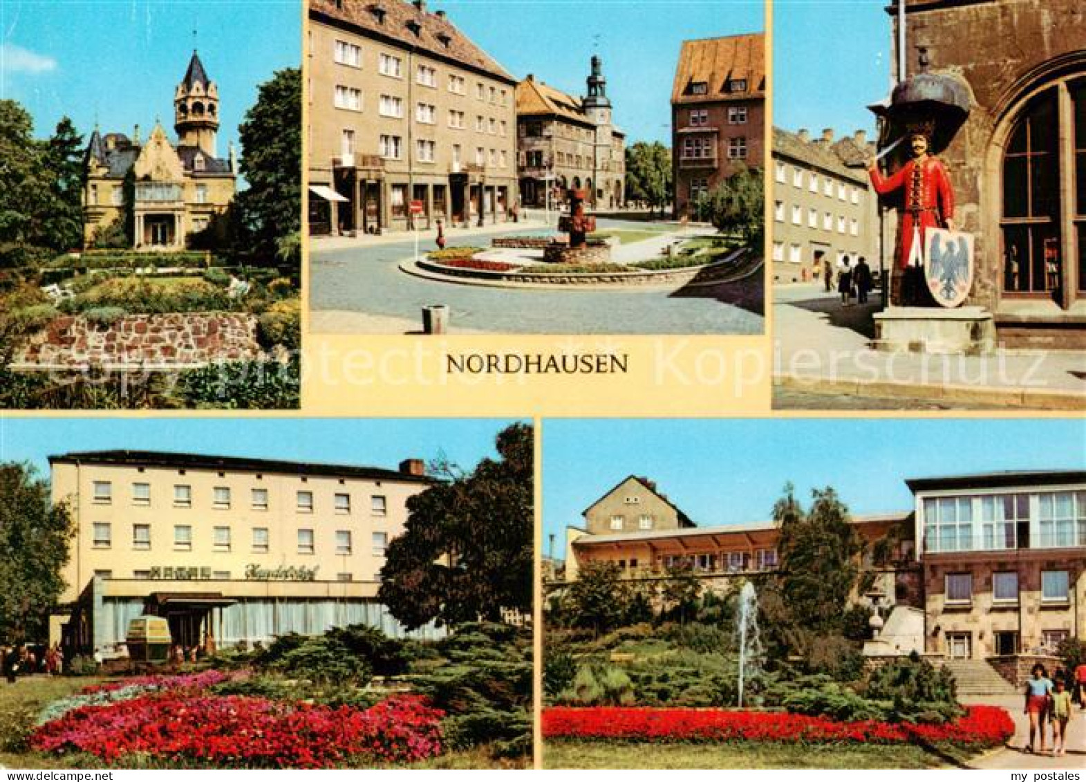 73830436 Nordhausen  Harz Meyenburgmuseum Lutherplatz Roland HO Hotel Handelshof - Nordhausen