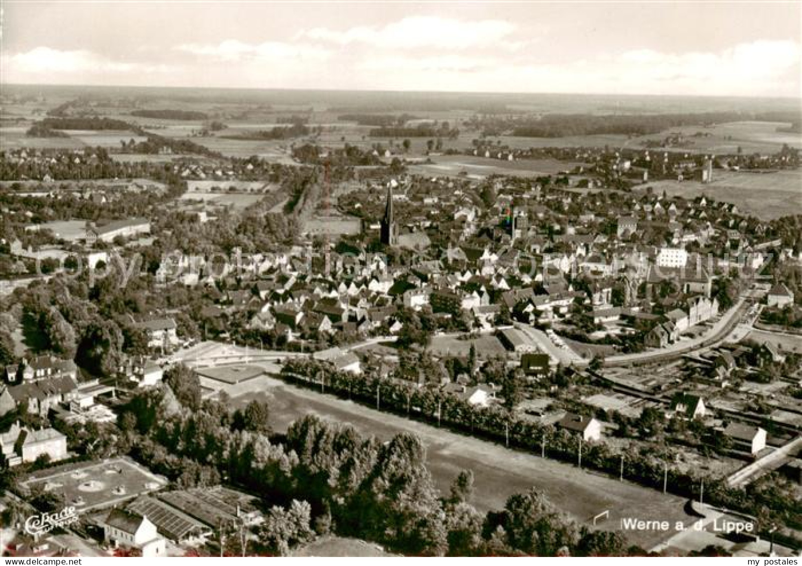 73830399 Werne  Lippe Muenster Westfalen Fliegeraufnahme  - Münster