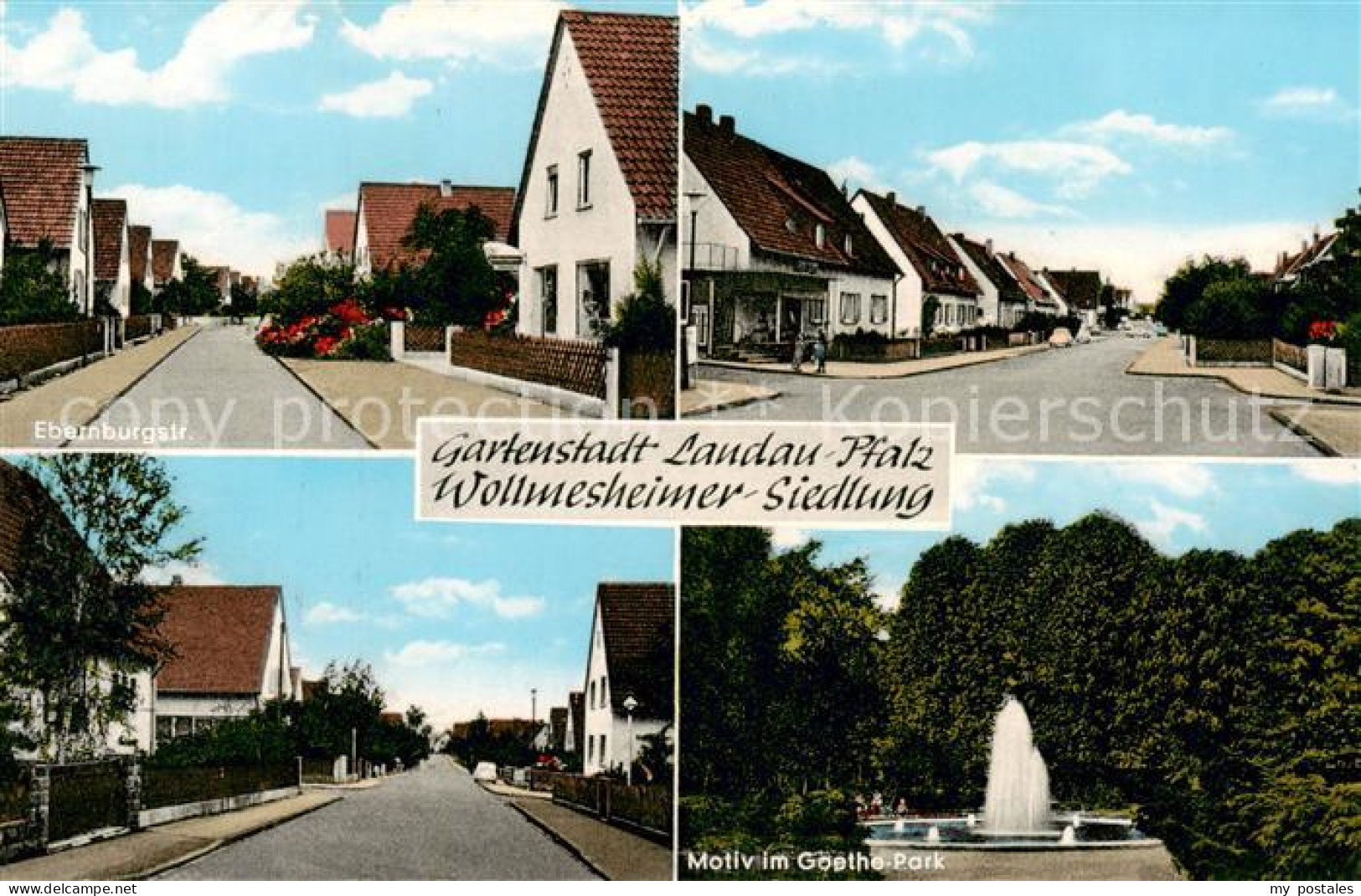 73830275 Landau  Pfalz Ebernburgstrasse Motiv Im Goethe Park  - Landau