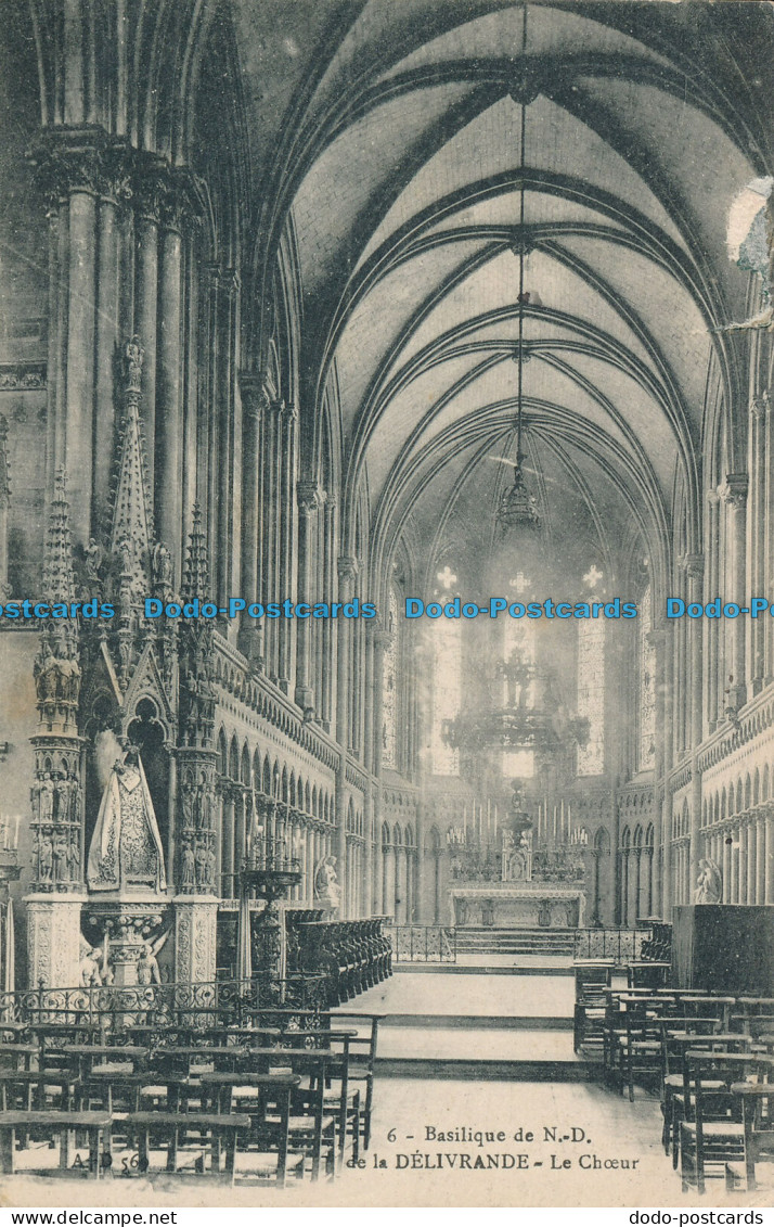 R048697 Basilique De N. D. De La Delivrande. Le Choeur. A. Dubosq. 1919 - World