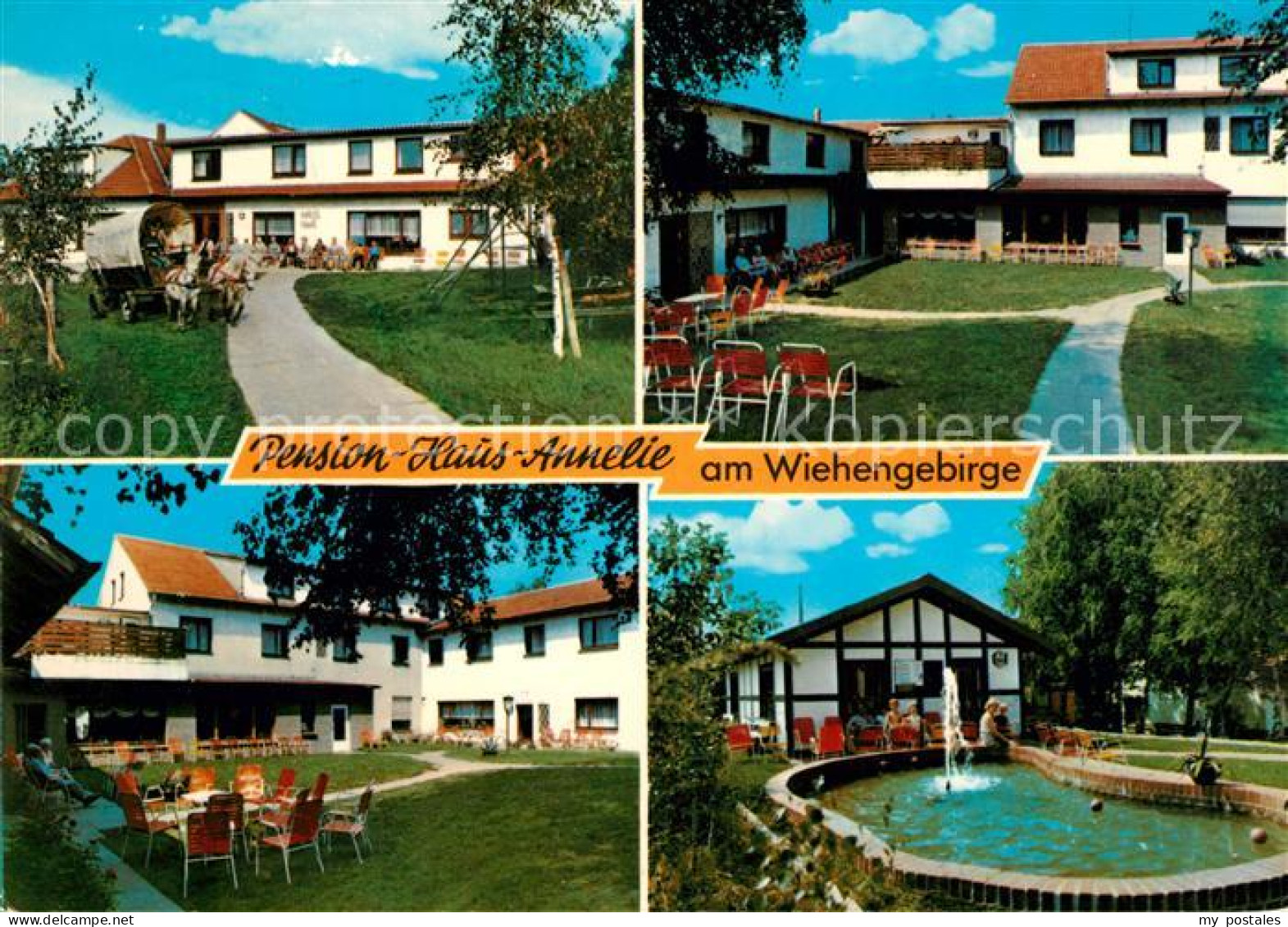 73166585 Bad Holzhausen Luebbecke Pension Haus Annelie Am Wiegengebirge Garten T - Getmold