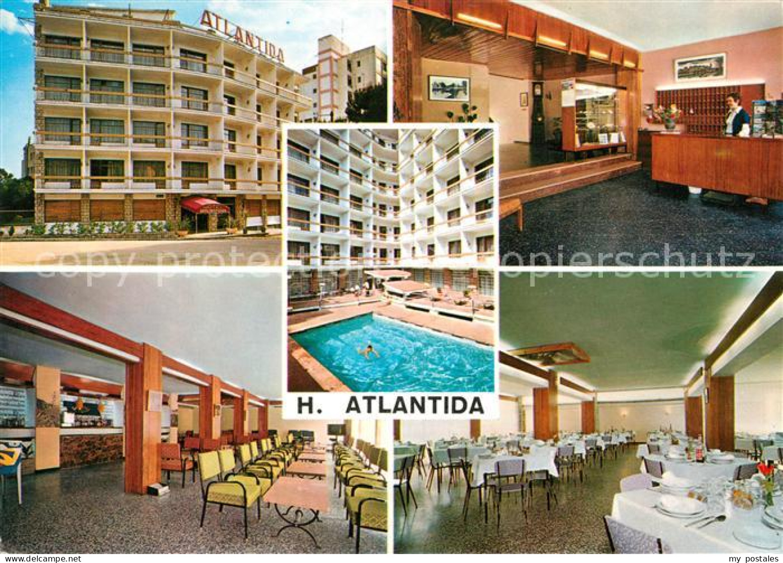 73166584 Lloret De Mar Hotel Atlantida Restaurant Foyer Rezeption Swimming Pool  - Other & Unclassified