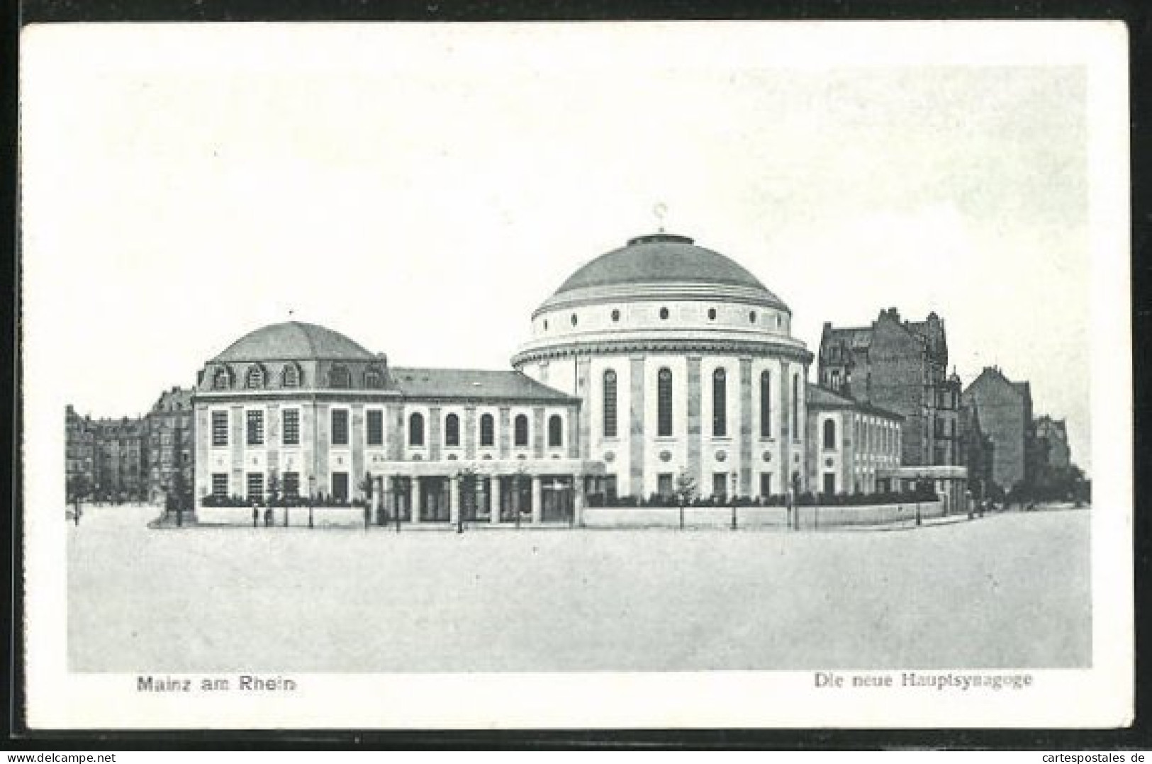 AK Mainz / Rhein, Neue Hauptsynagoge In Der Hindenburgstrasse  - Judaisme