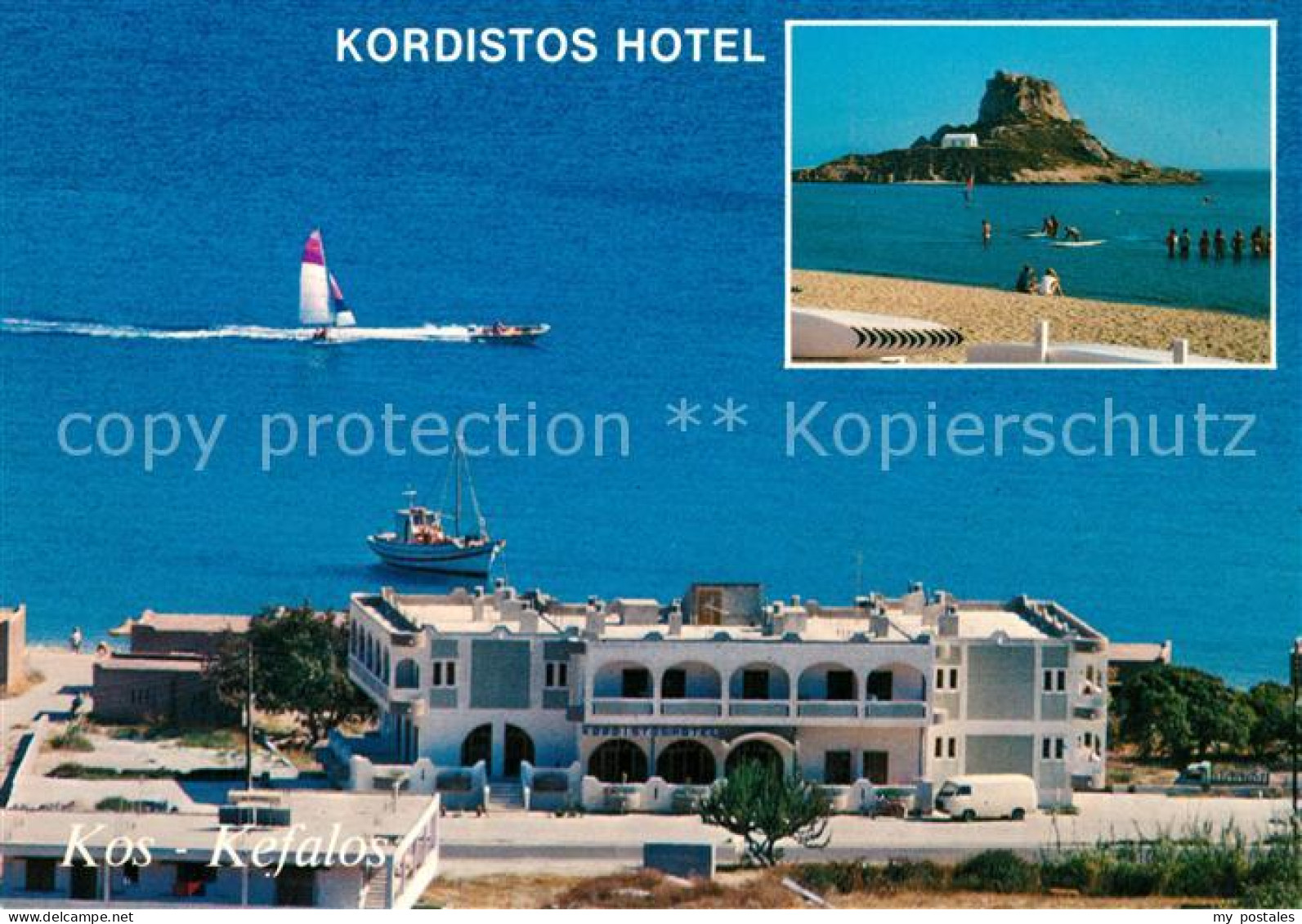 73164343 Kos Cos Kefalos Kordistos Hotel Fliegeraufnahme  - Greece