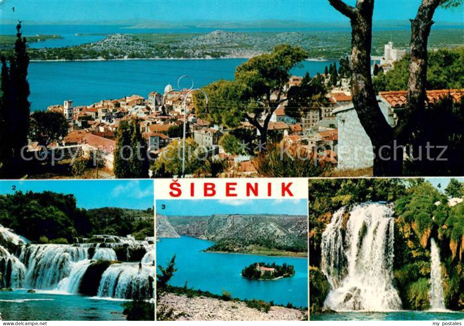 73164319 Sibenik Panorama Slapovi Krke Visovac Roski Slap Sibenik - Croatia