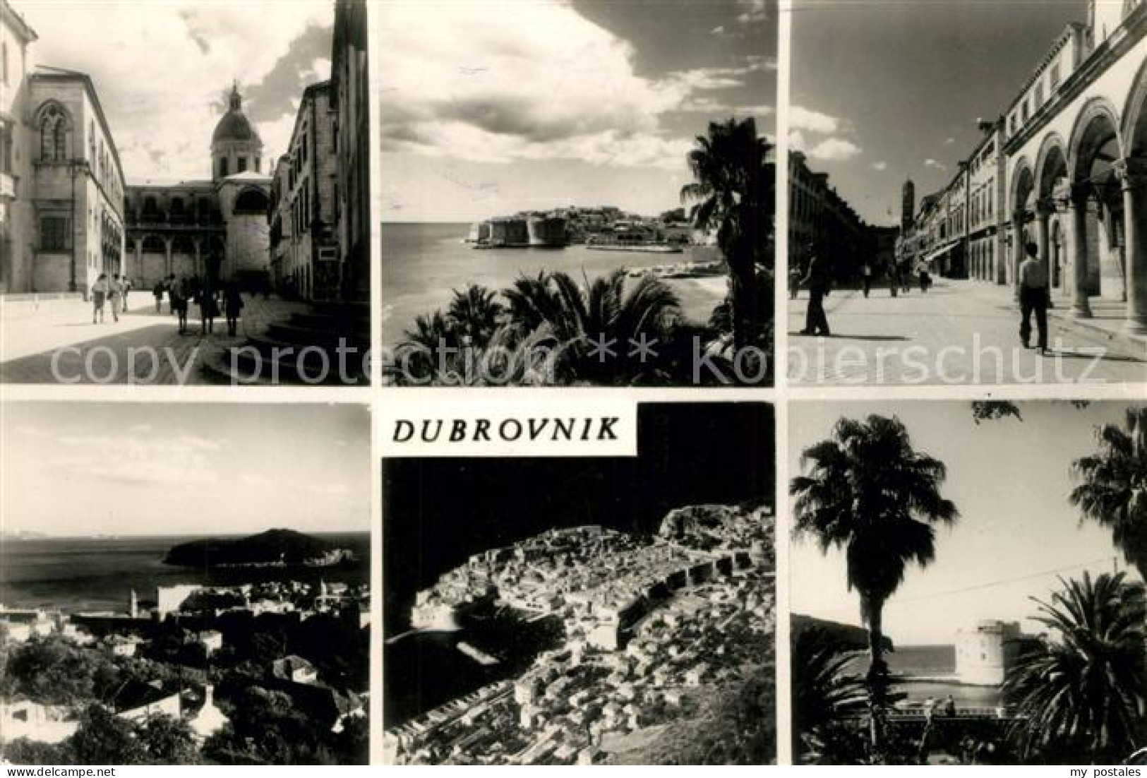 73164066 Dubrovnik Ragusa Fliegeraufnahme Altstadt Panorama Palma Croatia - Croacia
