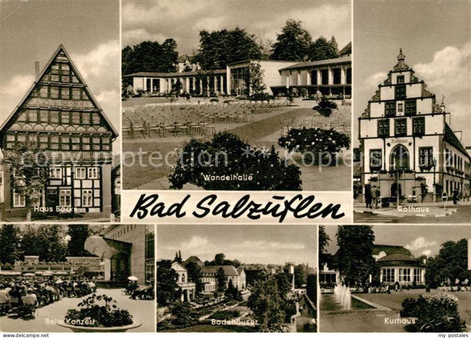 73163945 Bad Salzuflen Haus Back Rathaus Konzert Kurhaus Badehaeuser Wandelhalle - Bad Salzuflen