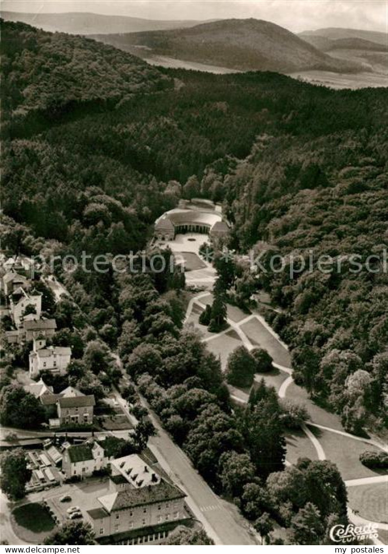 73163742 Bad Wildungen Kurpark Und Wandelhalle Fliegeraufnahme Albertshausen - Bad Wildungen