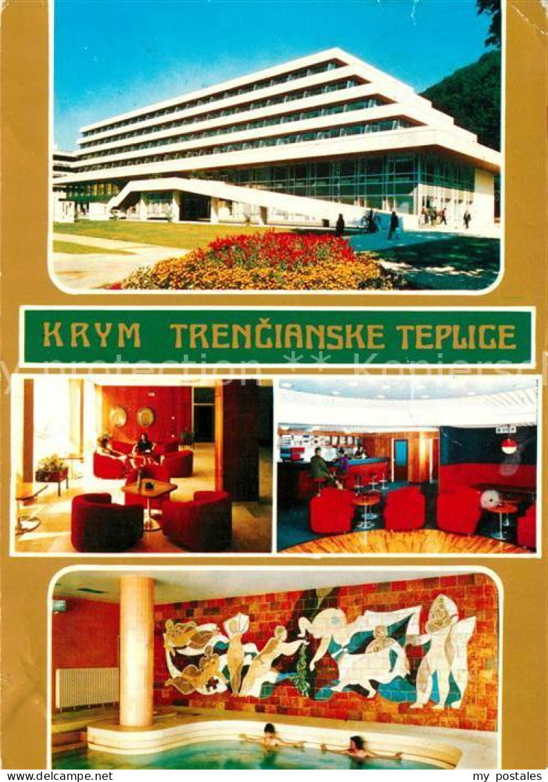 73163682 Trencianske Teplice Liecebny Dom Krym Hala Bar Termalny Bazen Trencians - Slovacchia