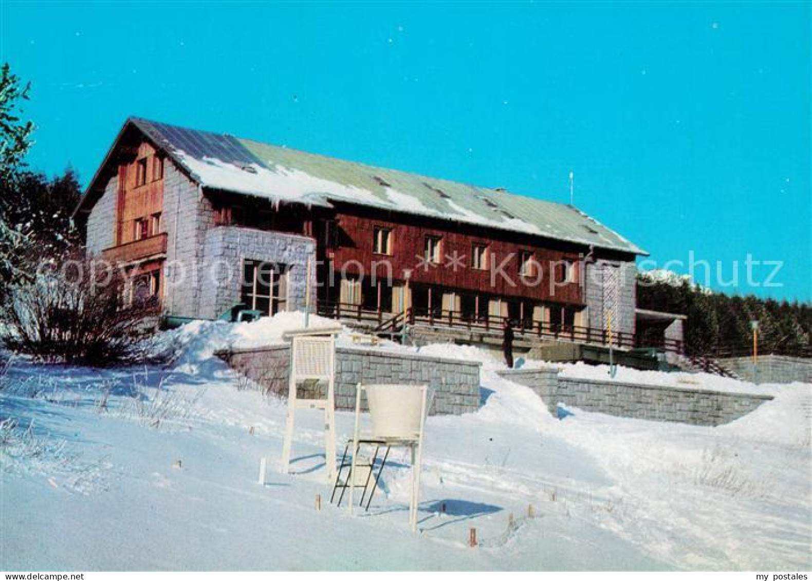 73163636 Witoscha Gebirge Berghuette Salsiza Im Winter Witoscha Gebirge - Bulgaria