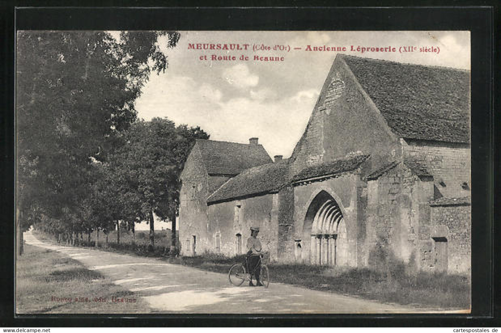 CPA Meursault, Ancienne Léproserie Et Route De Beaune  - Meursault