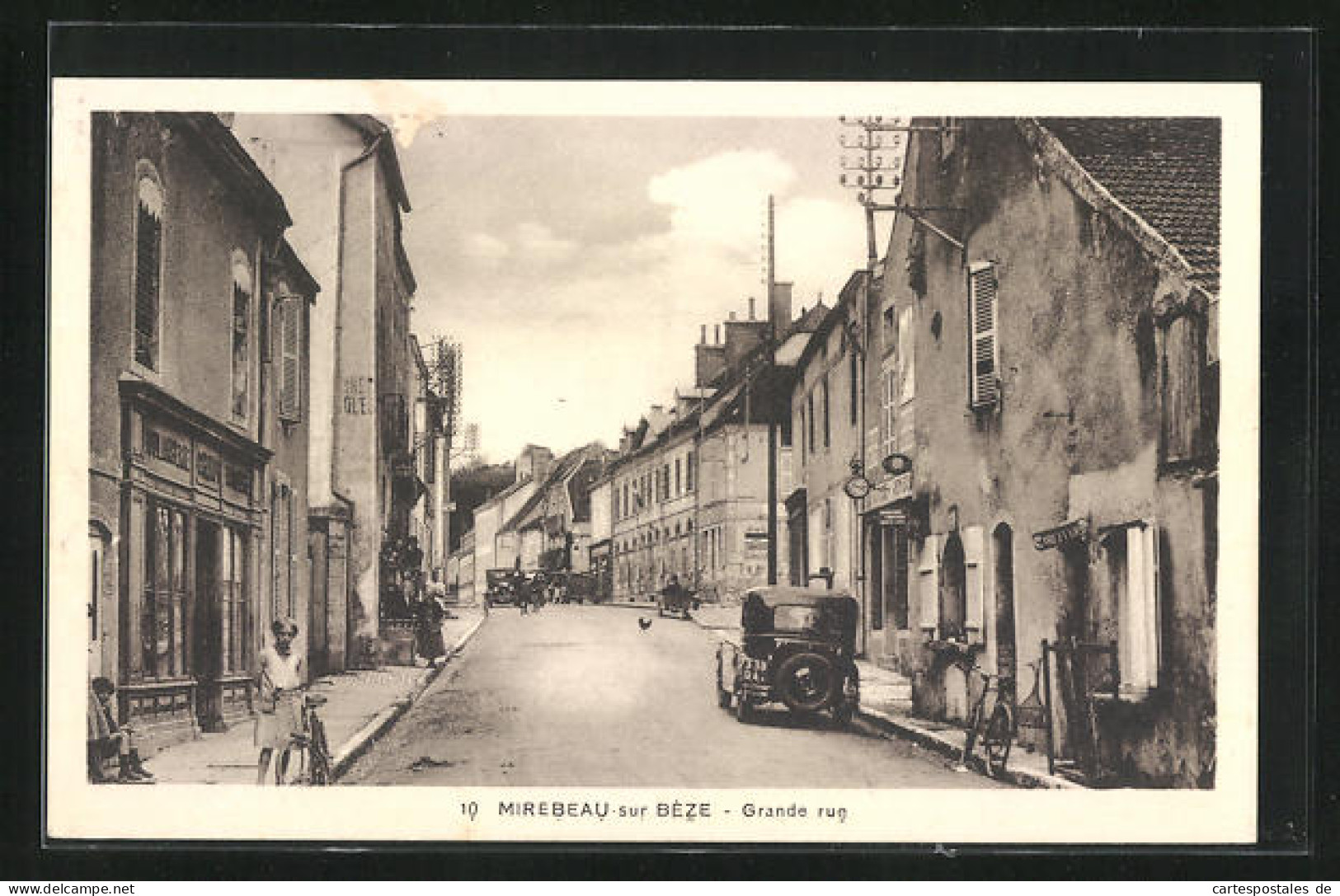 CPA Mirebeau-sur-Bèze, Grande Rue  - Mirebeau