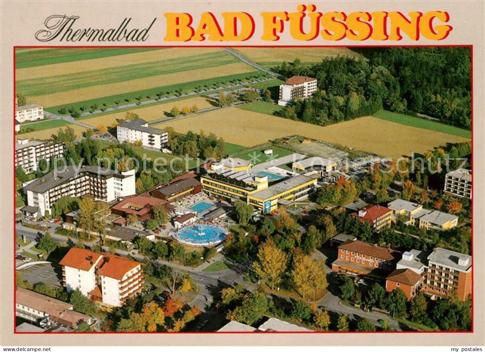 73163214 Bad Fuessing Thermalbad Mit Therme I Fliegeraufnahme Aigen - Bad Fuessing