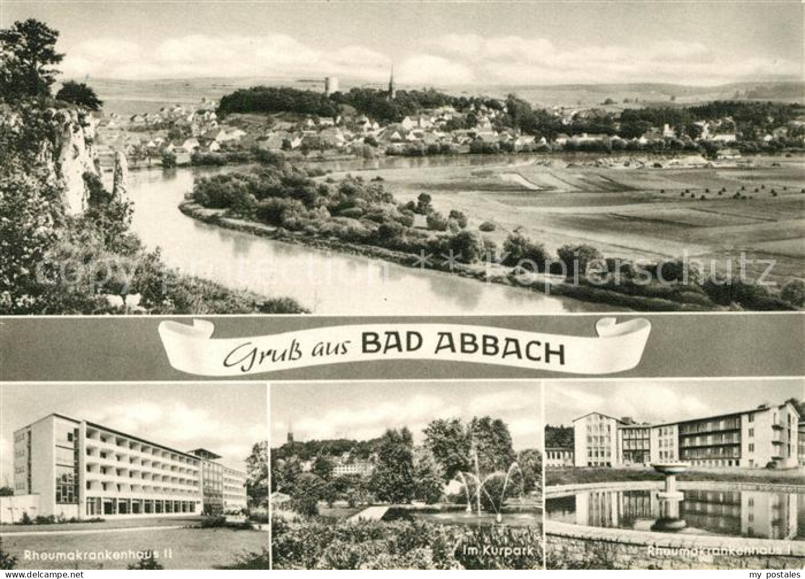 73163194 Bad Abbach Panorama Rheumakrankenhaus I Und II Kurpark Bad Abbach - Bad Abbach