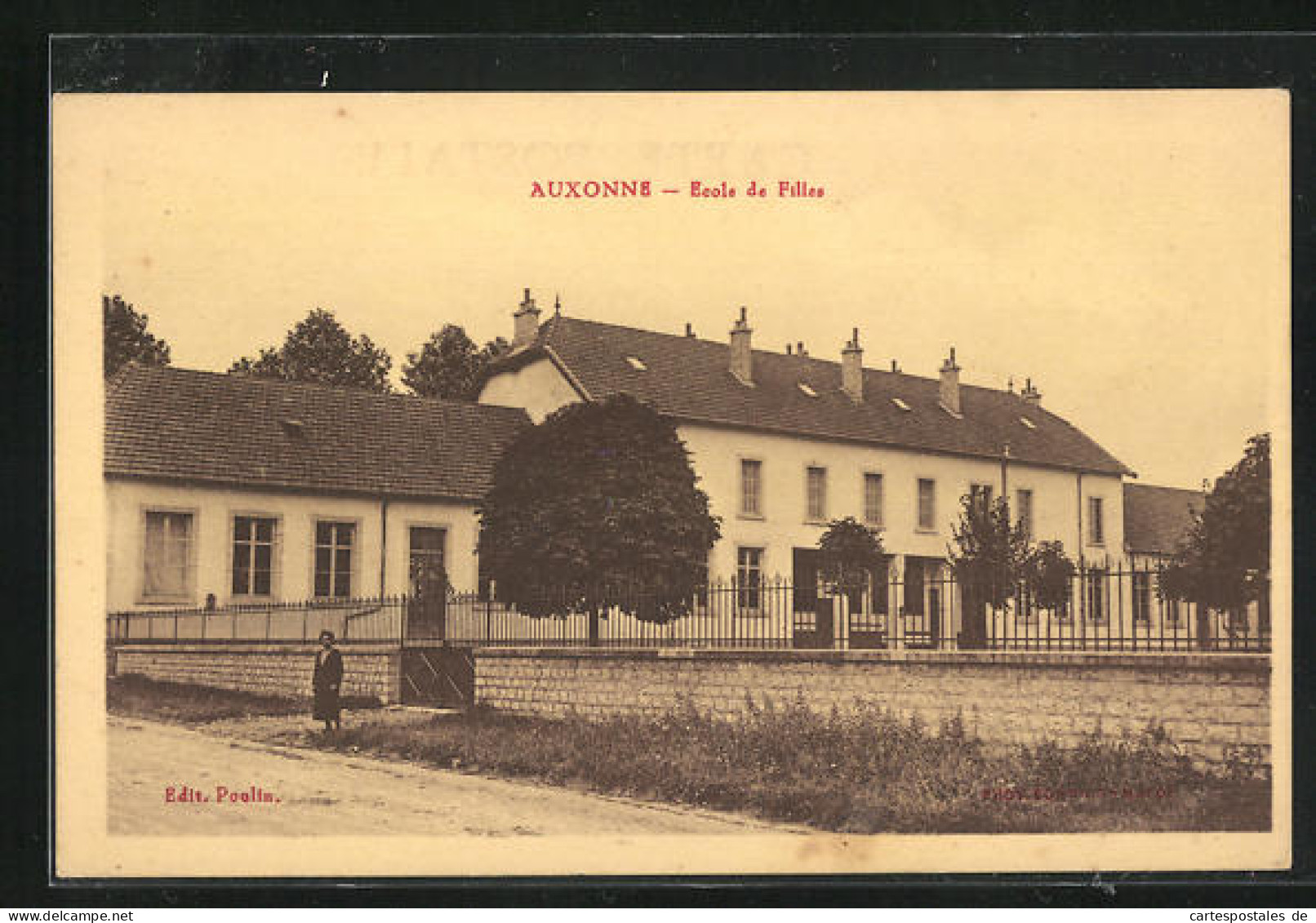 CPA Auxonne, Ecole De Filles  - Auxonne