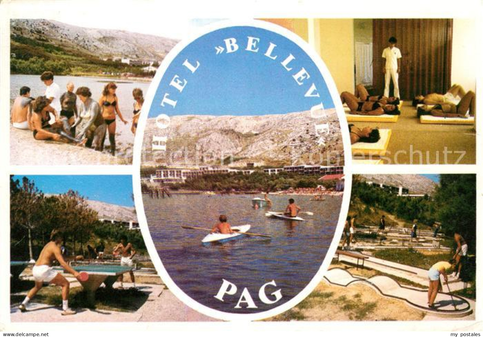 73162302 Pag Hotel Bellevue Strand Tischtennis Minigolf Kanufahren Croatia - Croacia