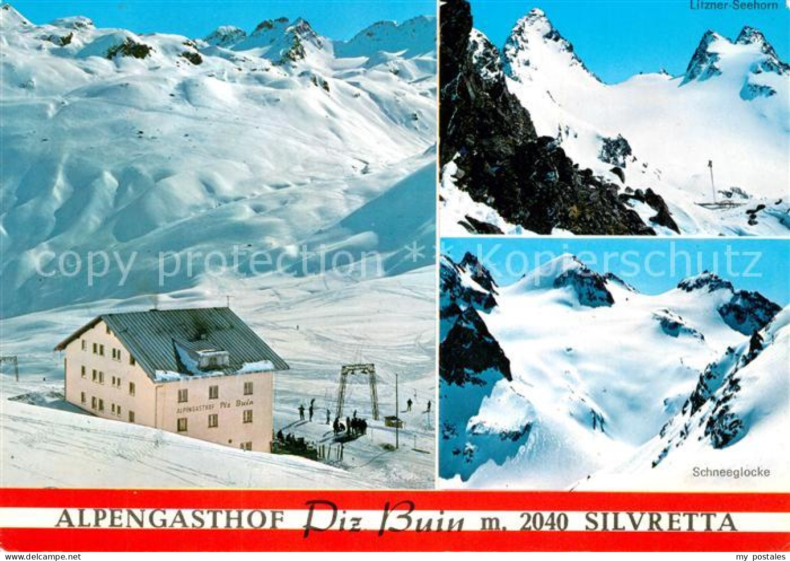 73162199 Bielerhoehe Alpengasthof Piz Buin Wintersportplatz Silvretta Bielerhoeh - Otros & Sin Clasificación