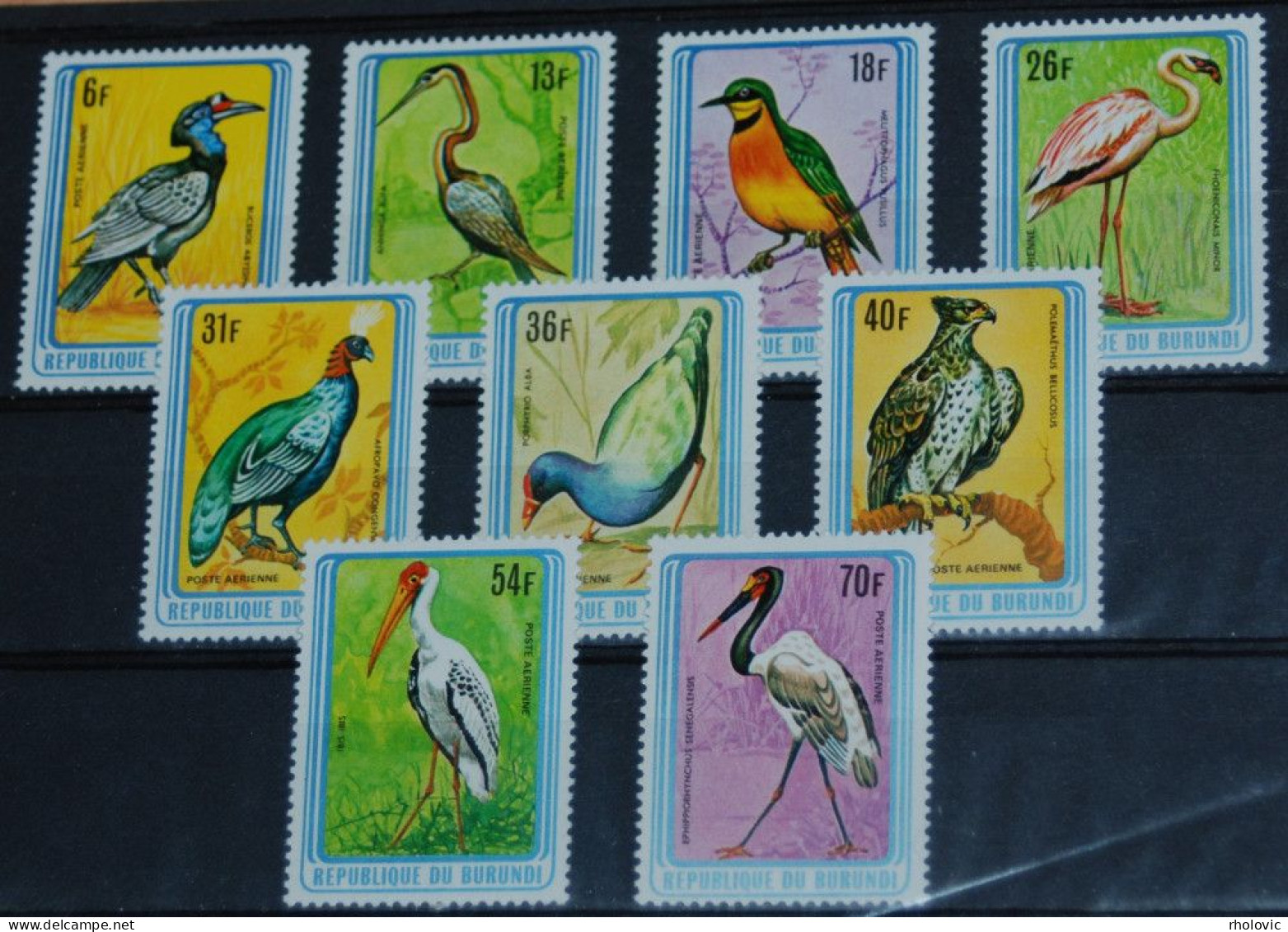 BURUNDI 1979, Birds, Animals, Fauna, Mi #1488-96, MNH**, CV: €50 - Andere & Zonder Classificatie