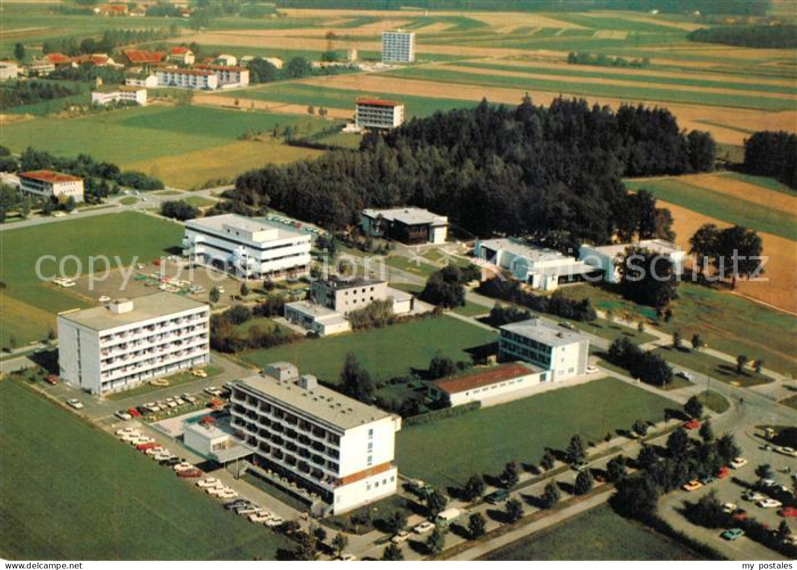 73160945 Bad Fuessing Kurzentrum Fliegeraufnahme Aigen - Bad Füssing