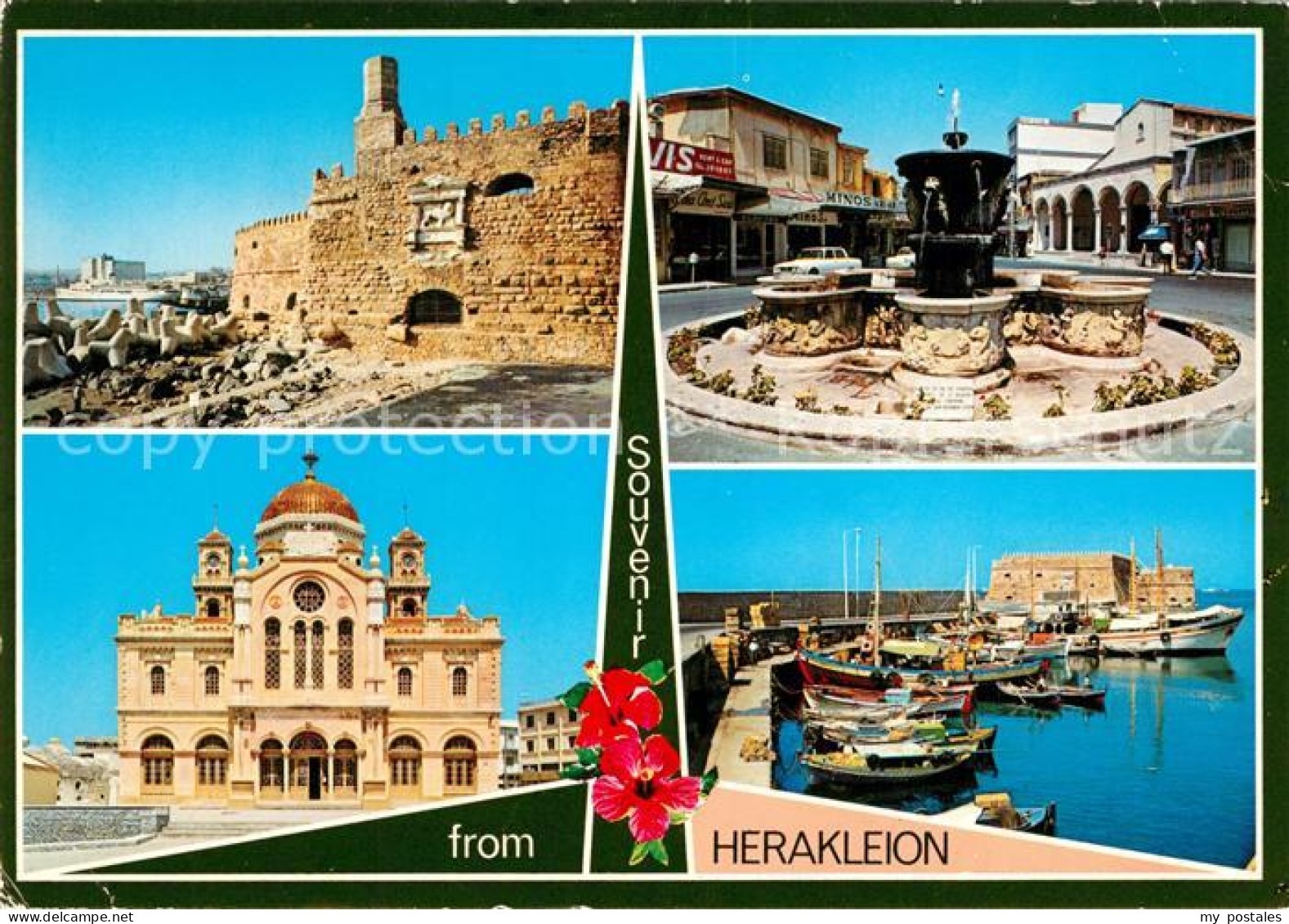 73160906 Heraklion Iraklio Festung Brunnen Palast Hafen Heraklion Iraklio - Greece