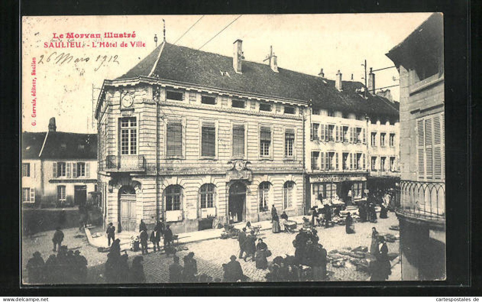 CPA Saulieu, L'Hotel De Ville  - Saulieu