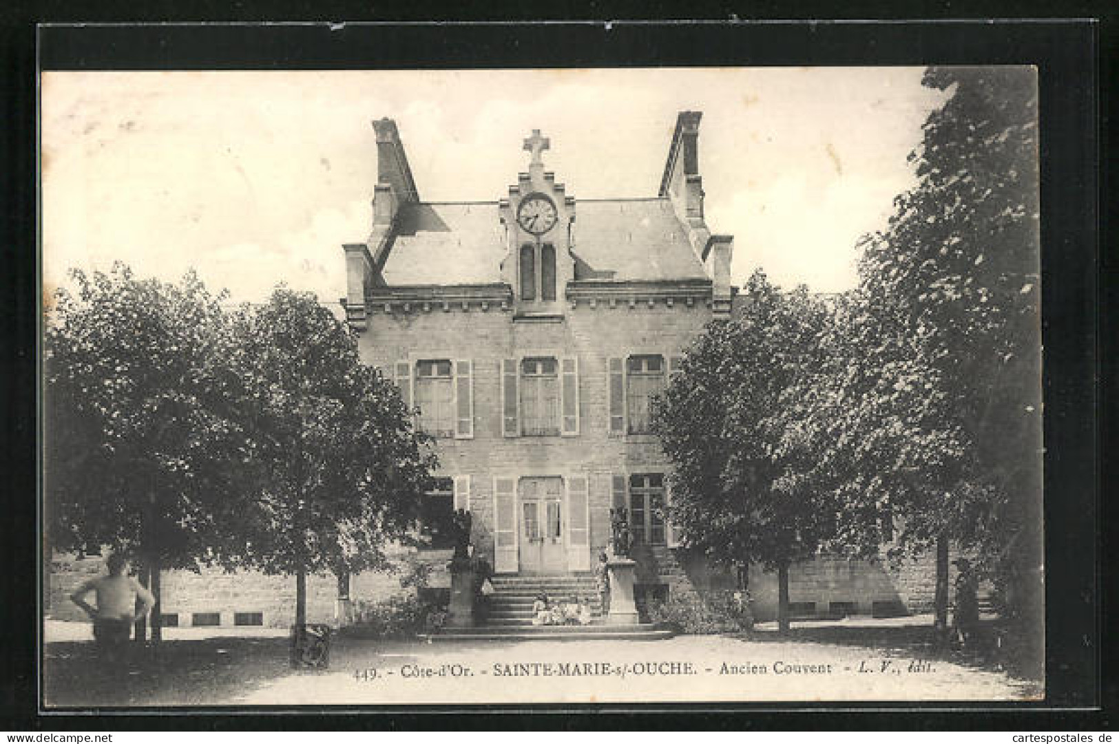 CPA Sainte-Marie-sur-Ouche, Ancien Couvent, Gebäudenansicht  - Autres & Non Classés