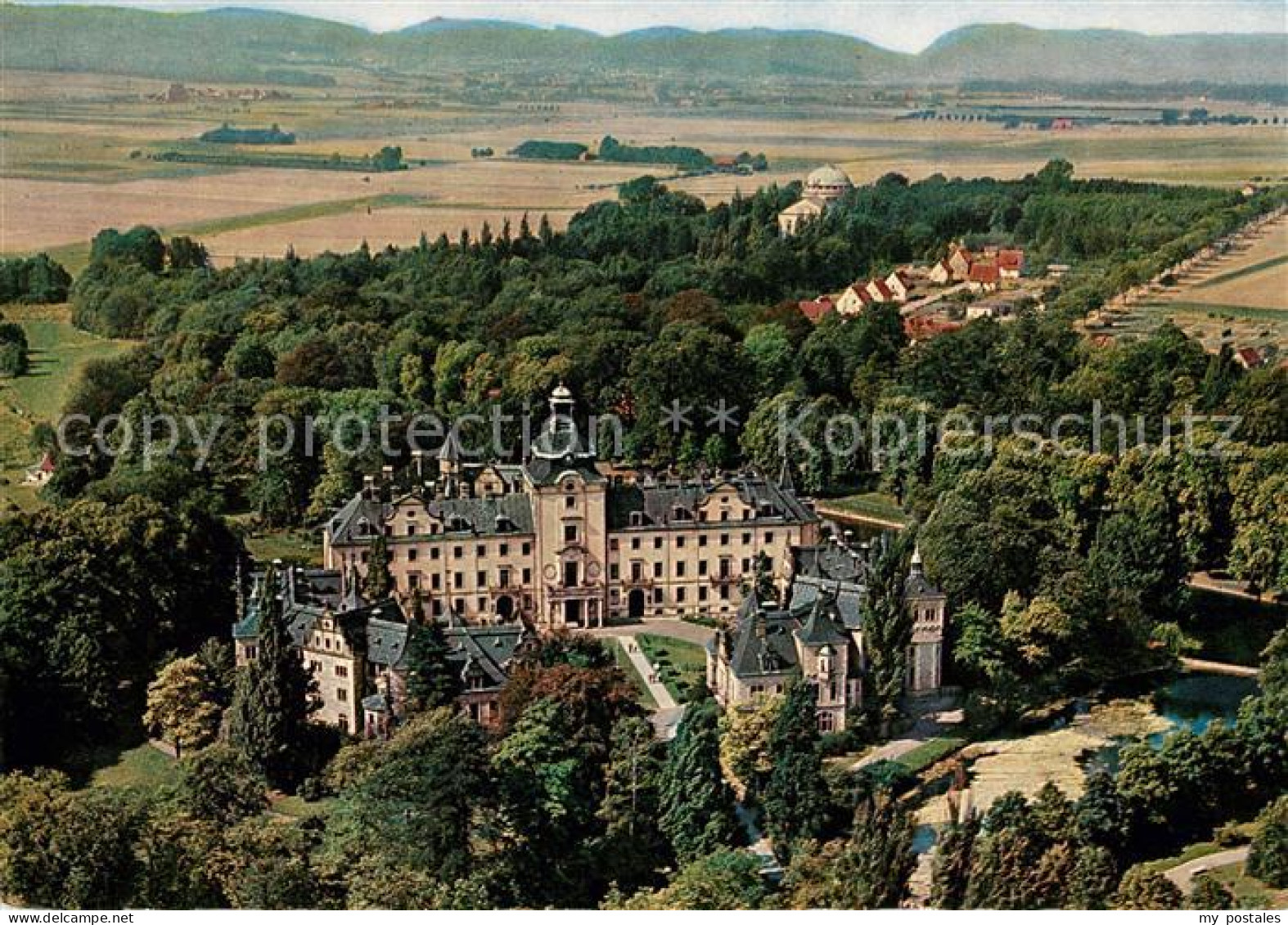 73160603 Bueckeburg Schloss Fliegeraufnahme Bueckeburg - Bückeburg