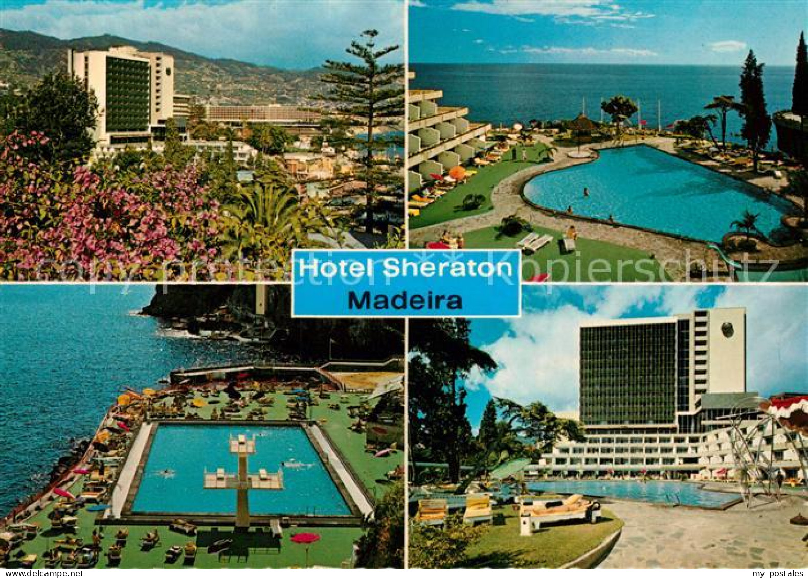 73160594 Funchal Sheraton Hotel Swimming Pool Meerblick  - Sonstige & Ohne Zuordnung