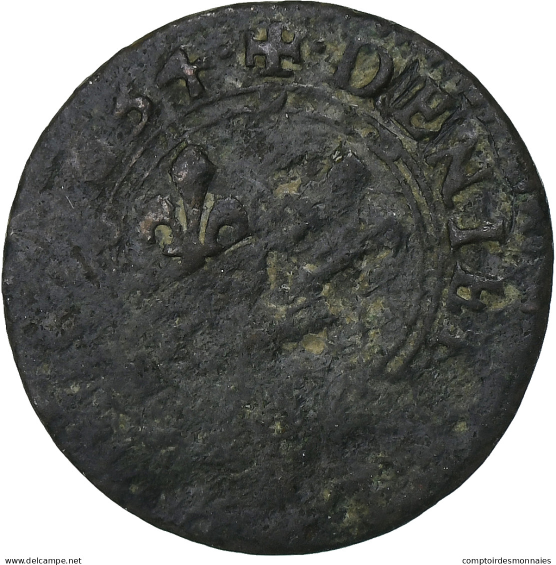 Principauté D'Arches-Charleville, Charles II De Gonzague, Double Tournois, 1654 - Other & Unclassified