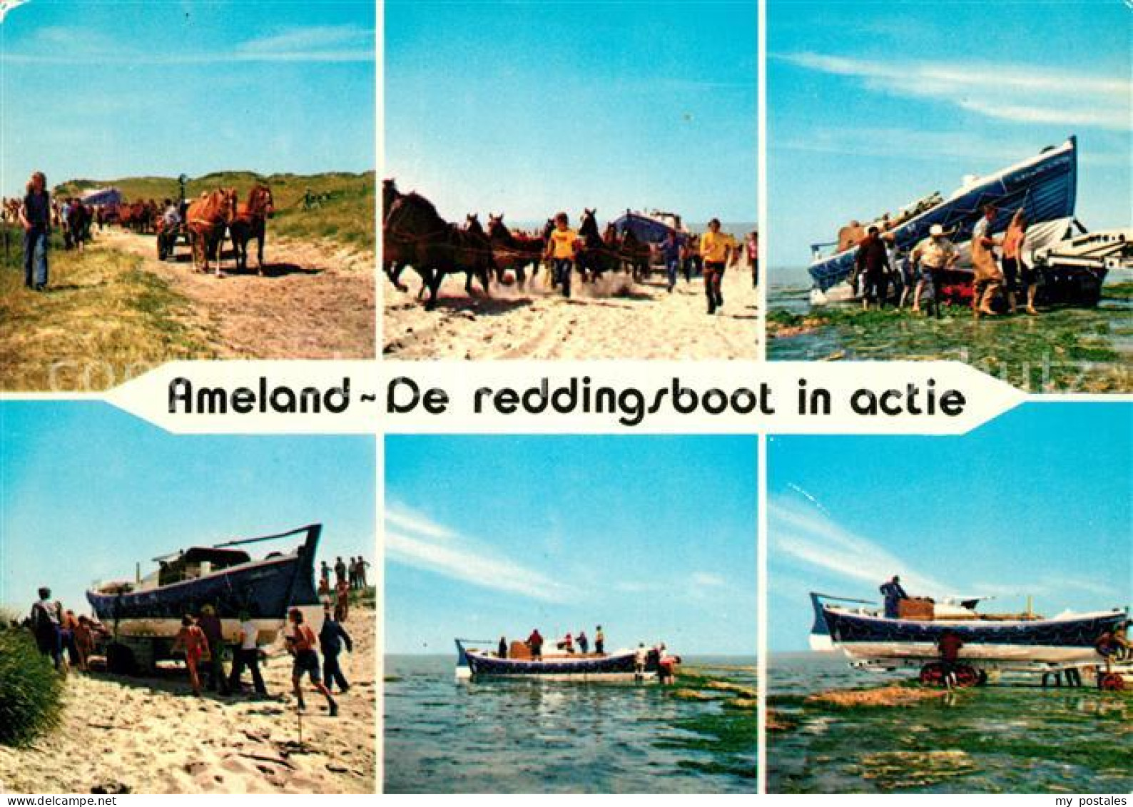 73159782 Ameland De Reddingsboot In Actie Ameland - Other & Unclassified