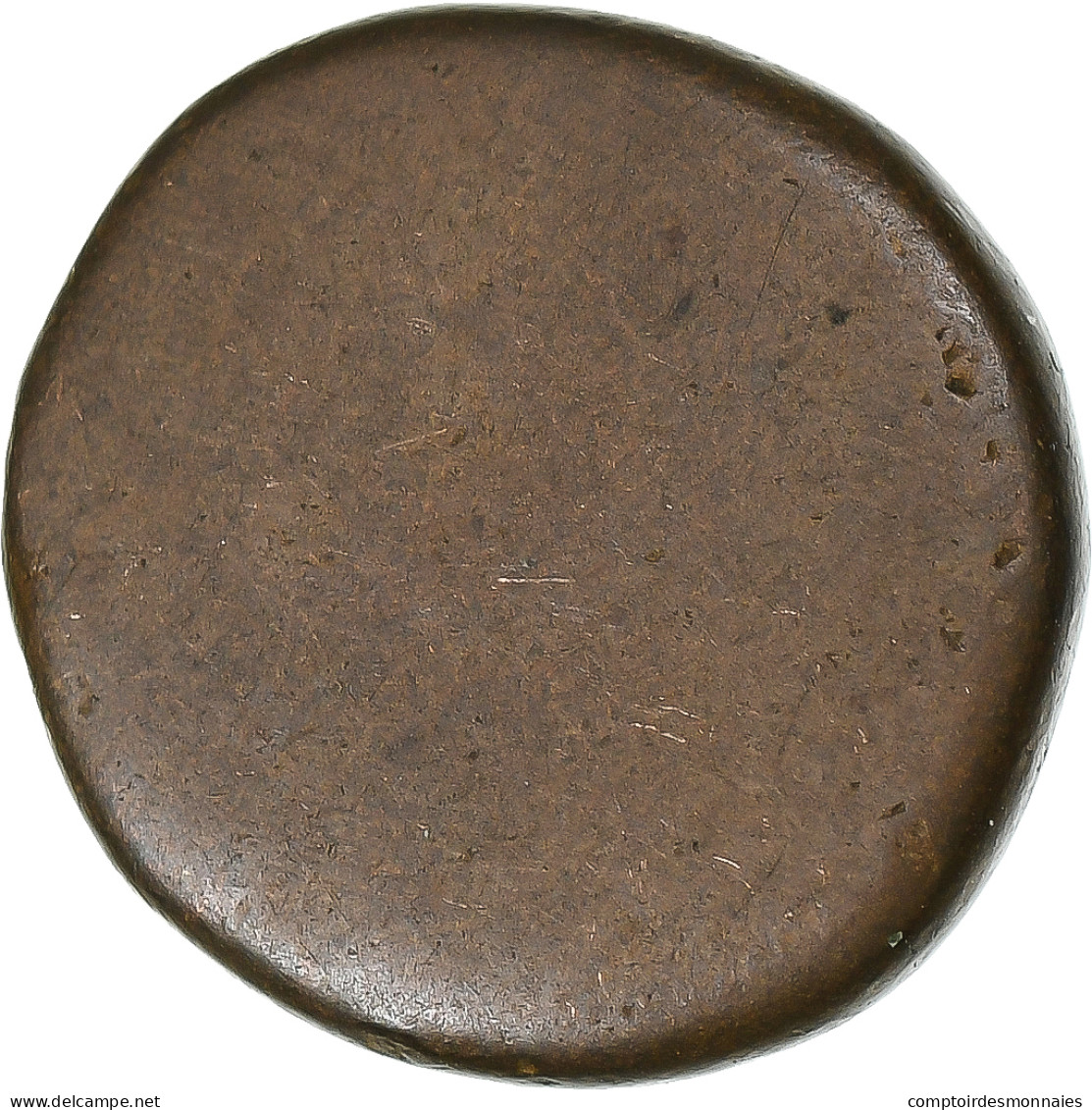 Inde Française , Doudou, (1836), Pondichéry, Coq, Bronze, B - Otros & Sin Clasificación
