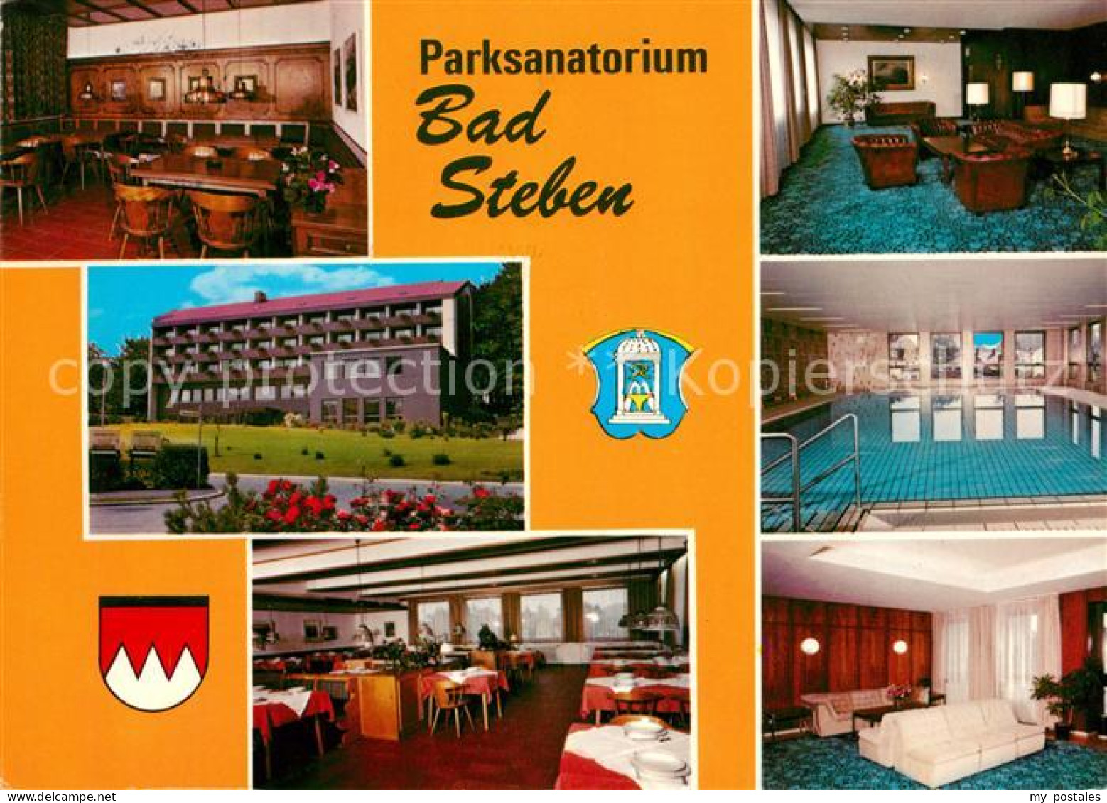 73159292 Bad Steben Parksanatorium Restaurant Aufenthaltsraum Hallenbad Speisesa - Bad Steben