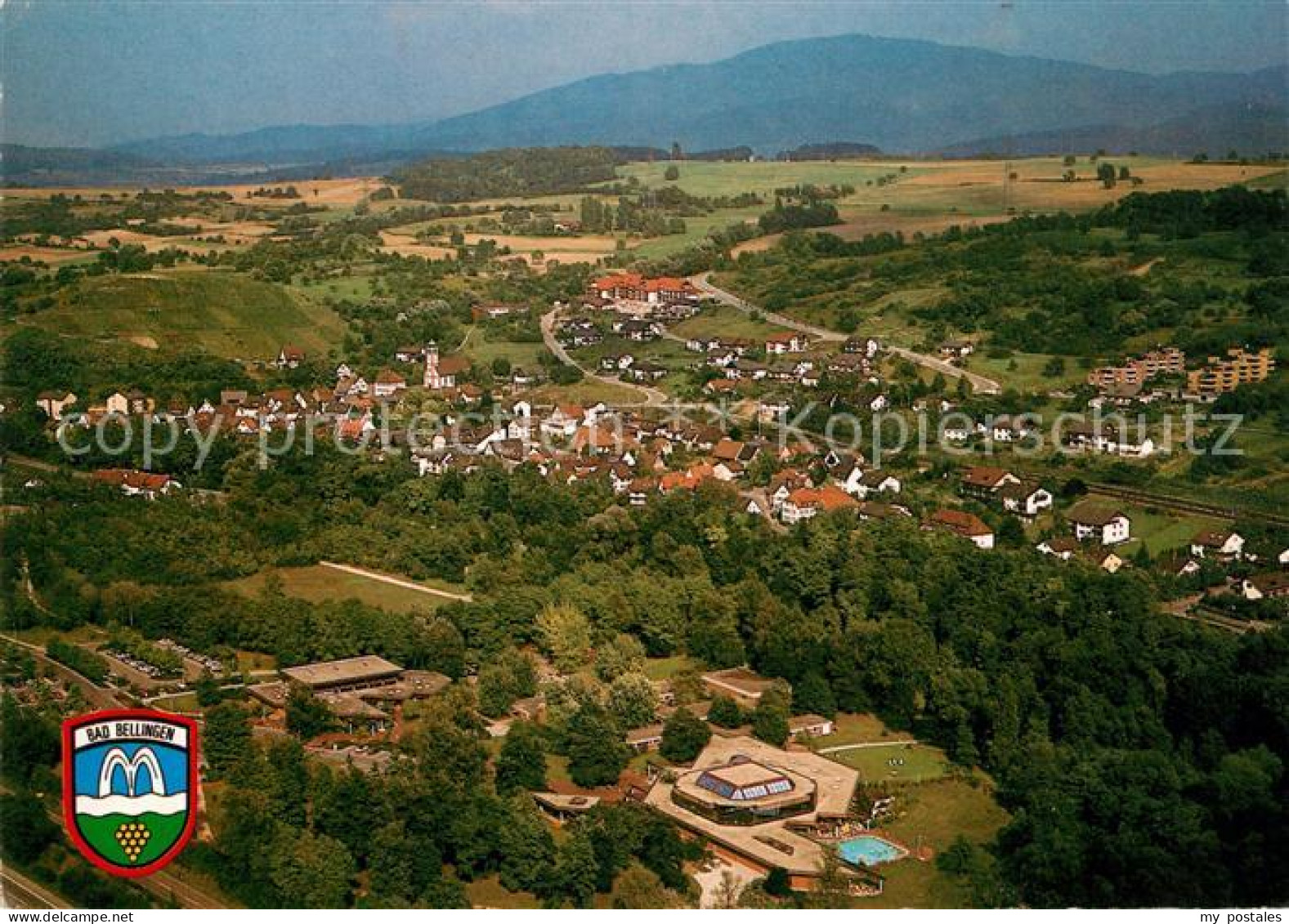 73158047 Bad Bellingen Kurort Thermalbad Suedschwarzwald Fliegeraufnahme Bad Bel - Bad Bellingen