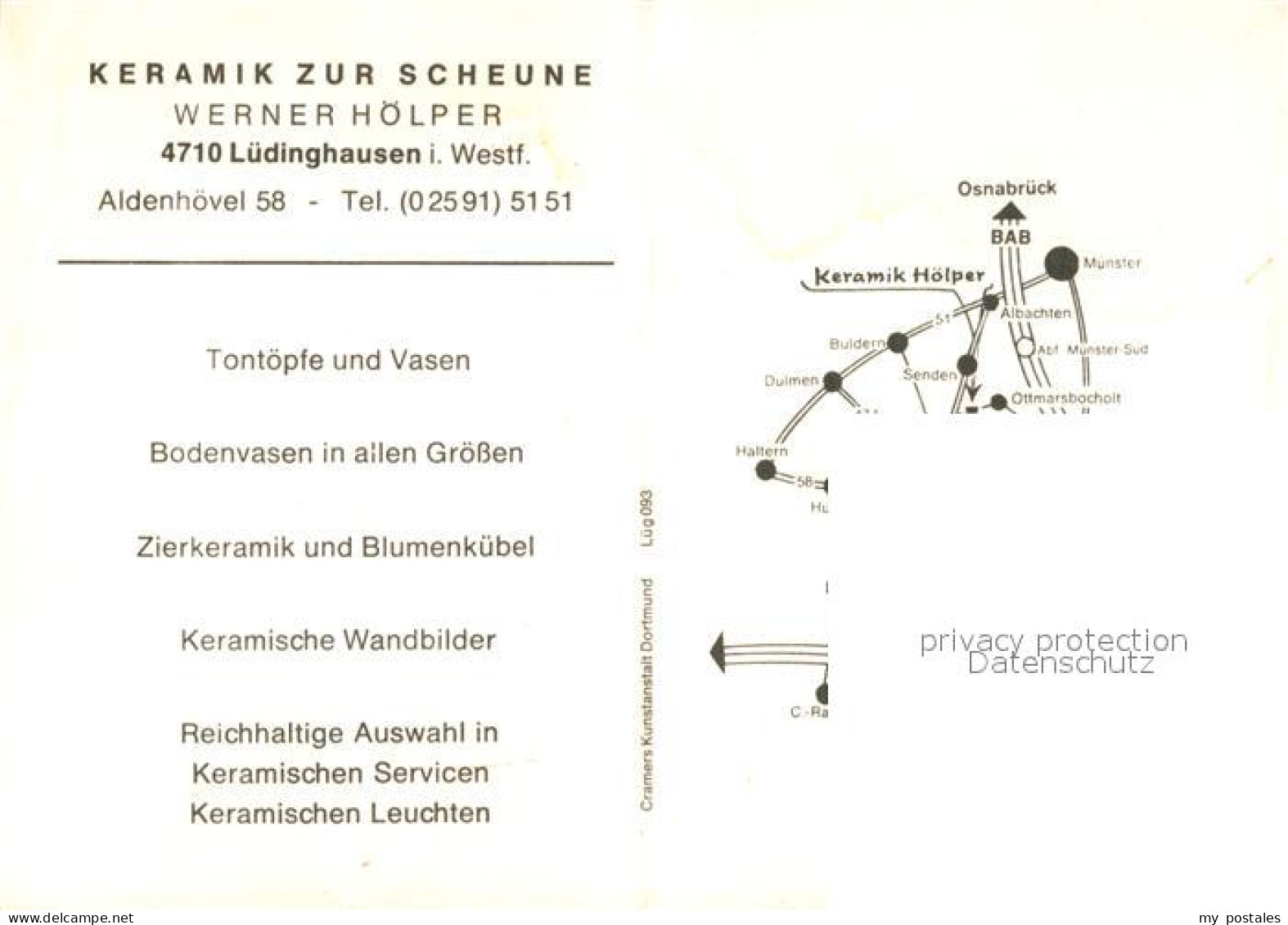 73165367 Luedinghausen Keramik Zur Scheune Luedinghausen - Lüdinghausen