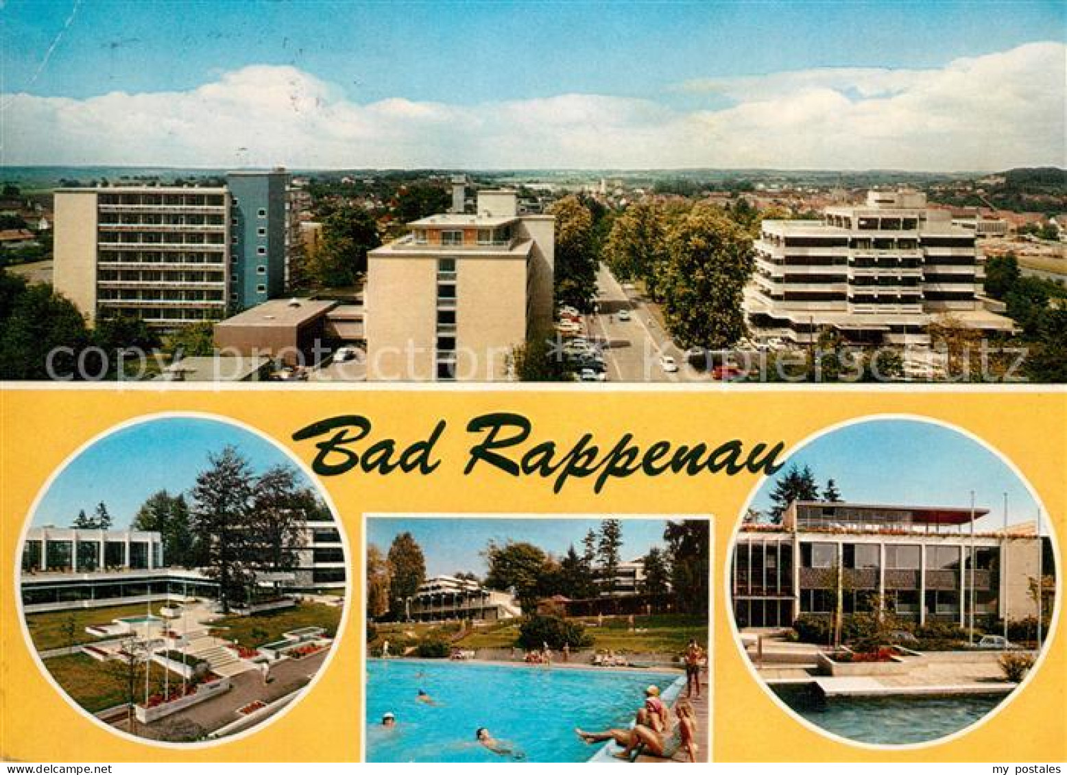 73157789 Bad Rappenau Stadtpanorama Kurhaus Freibad Bad Rappenau - Bad Rappenau