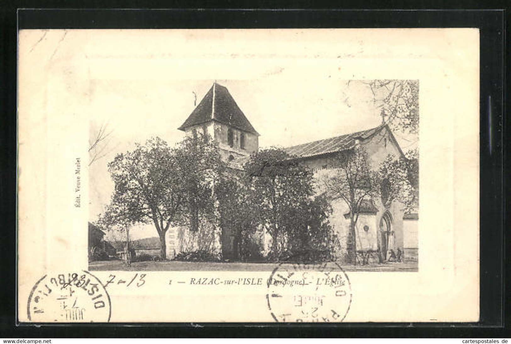 CPA Razac-sur-l`Isle, L`Eglise  - Altri & Non Classificati