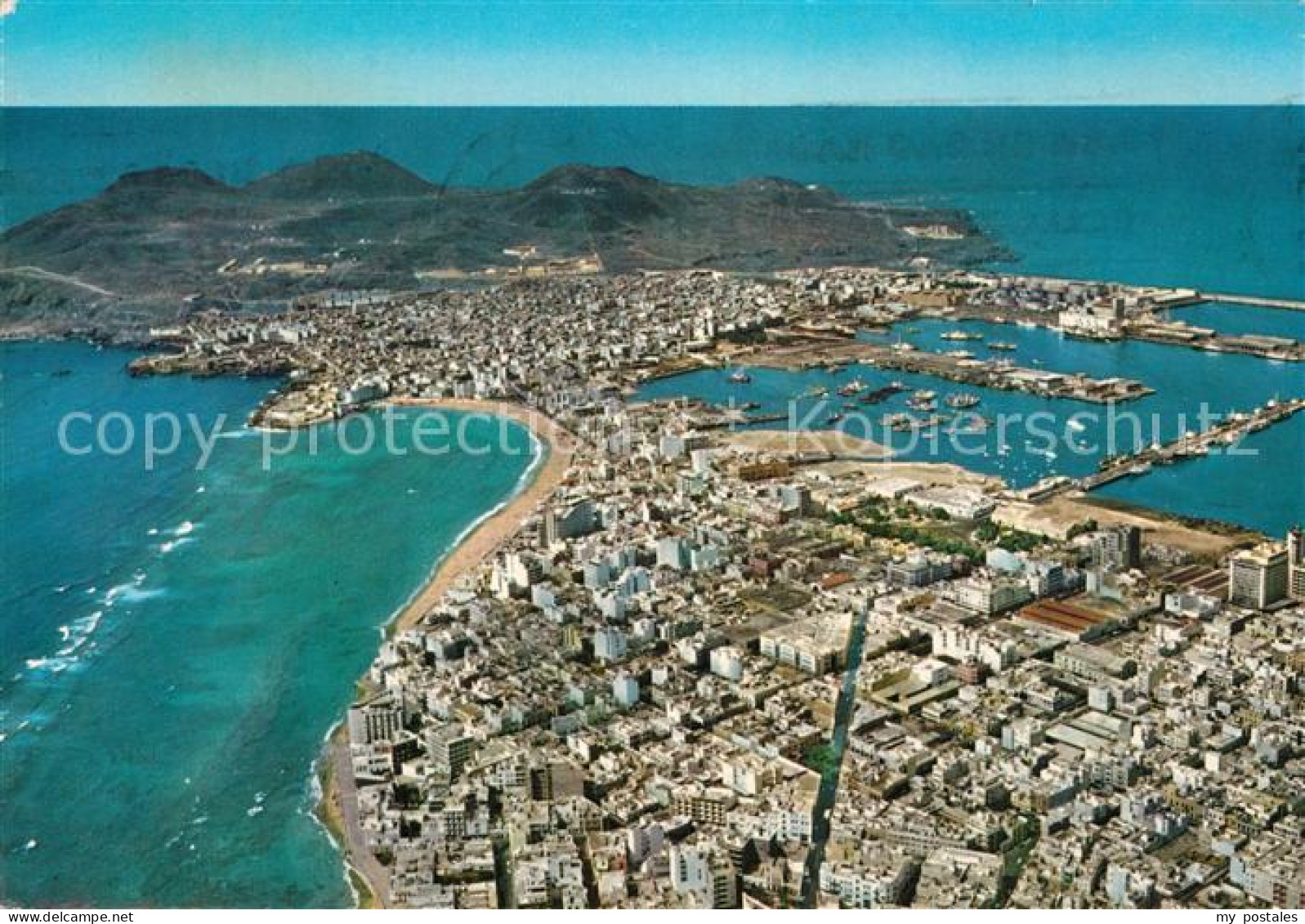 73156950 Las Palmas Gran Canaria Fliegeraufnahme Strand Hafen   - Other & Unclassified