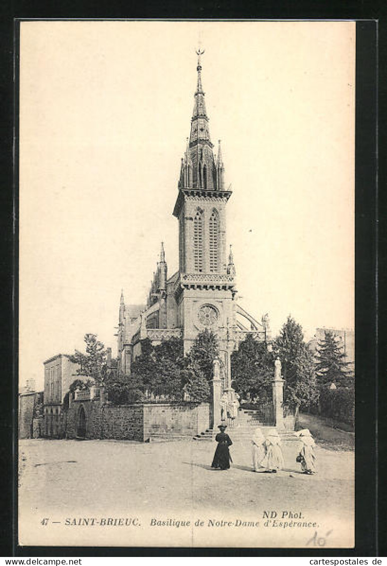CPA Saint-Brieuc, Basilique De Notre-Dame D`Espérance  - Saint-Brieuc