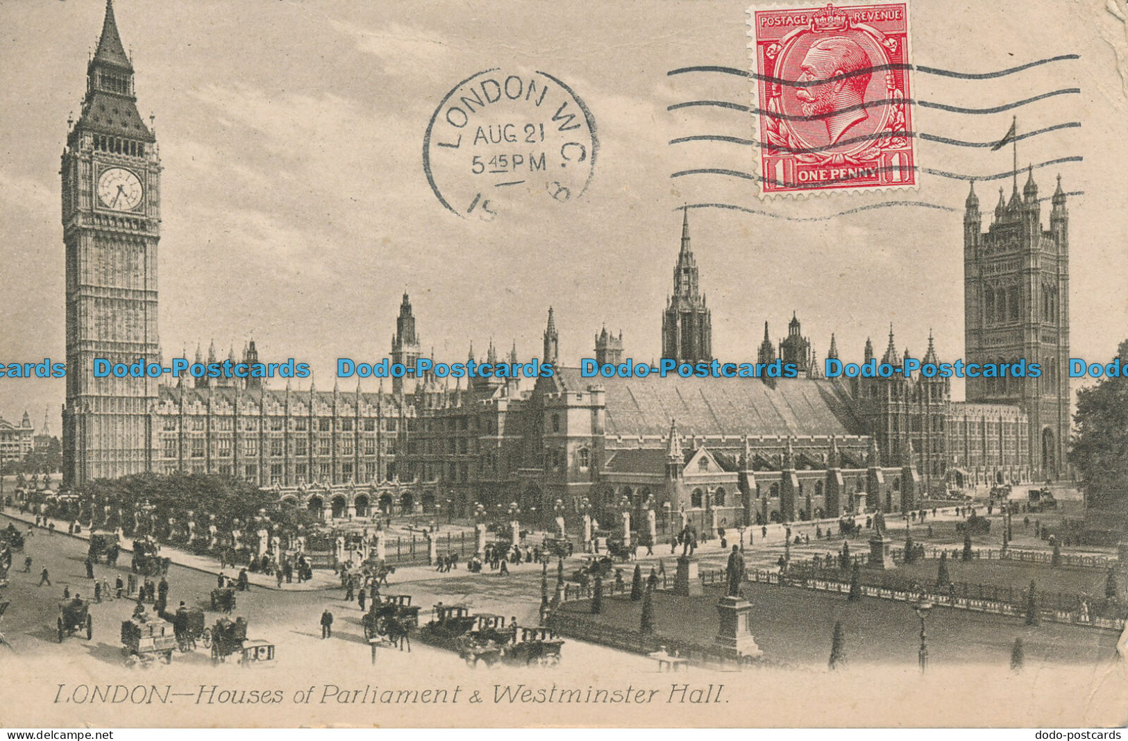 R048293 London. Houses Of Parliament And Westminster Hall. Beagles And Co - Other & Unclassified