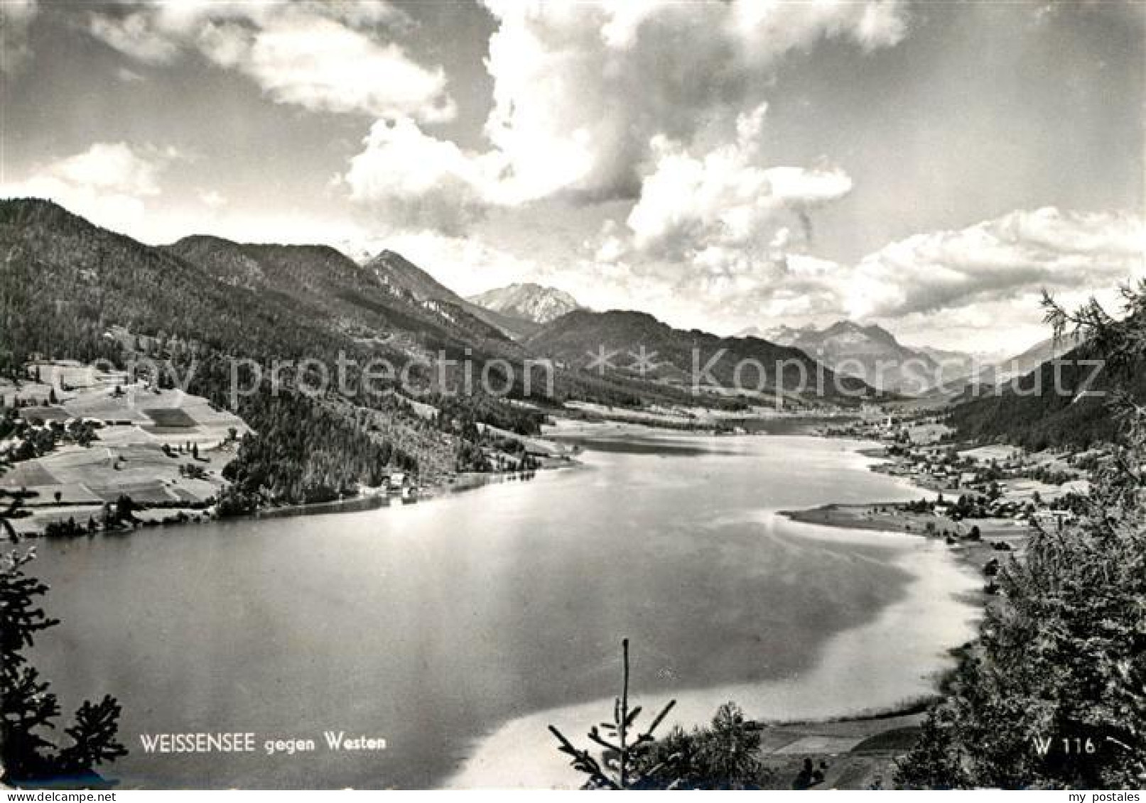 73155756 Weissensee Kaernten Panorama Weissensee Kaernten - Weissensee