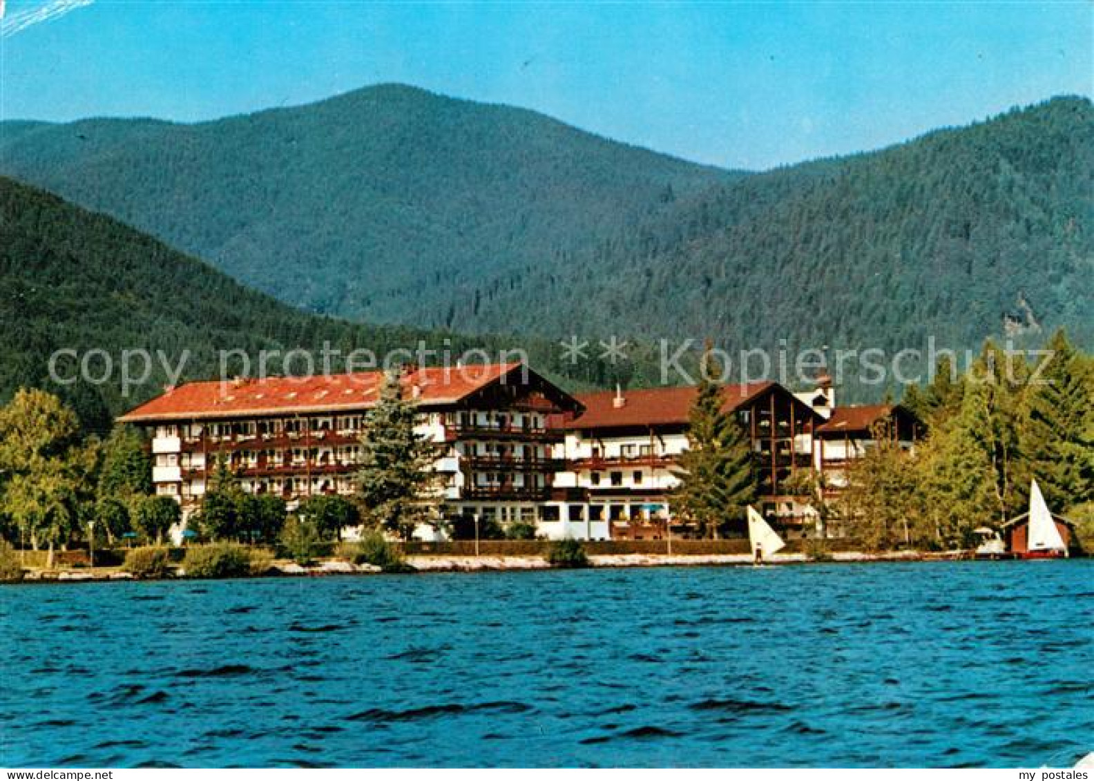 73152525 Bad Wiessee Hotel Lederer Ansicht Vom See Aus Bad Wiessee - Bad Wiessee