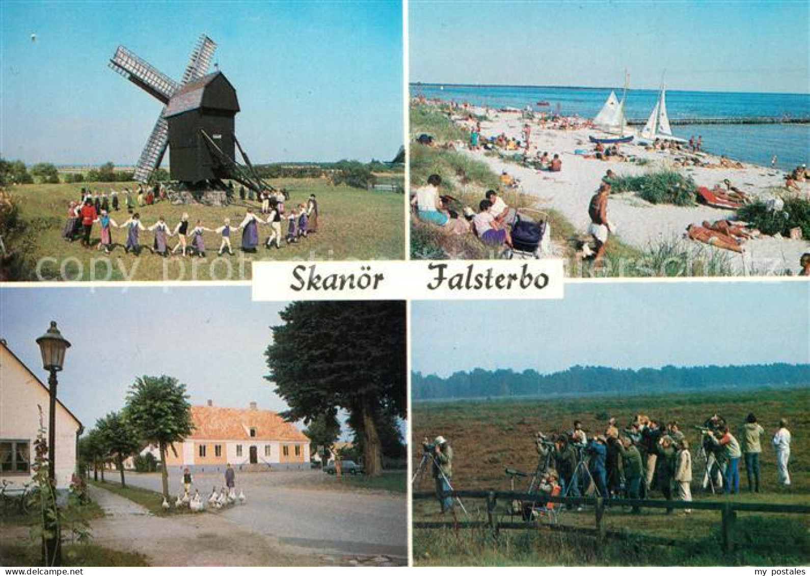 73152422 Skanoer Badstrand Falsterbo Radhus Fagelskadare Falsterbonaeset Windmue - Andere & Zonder Classificatie