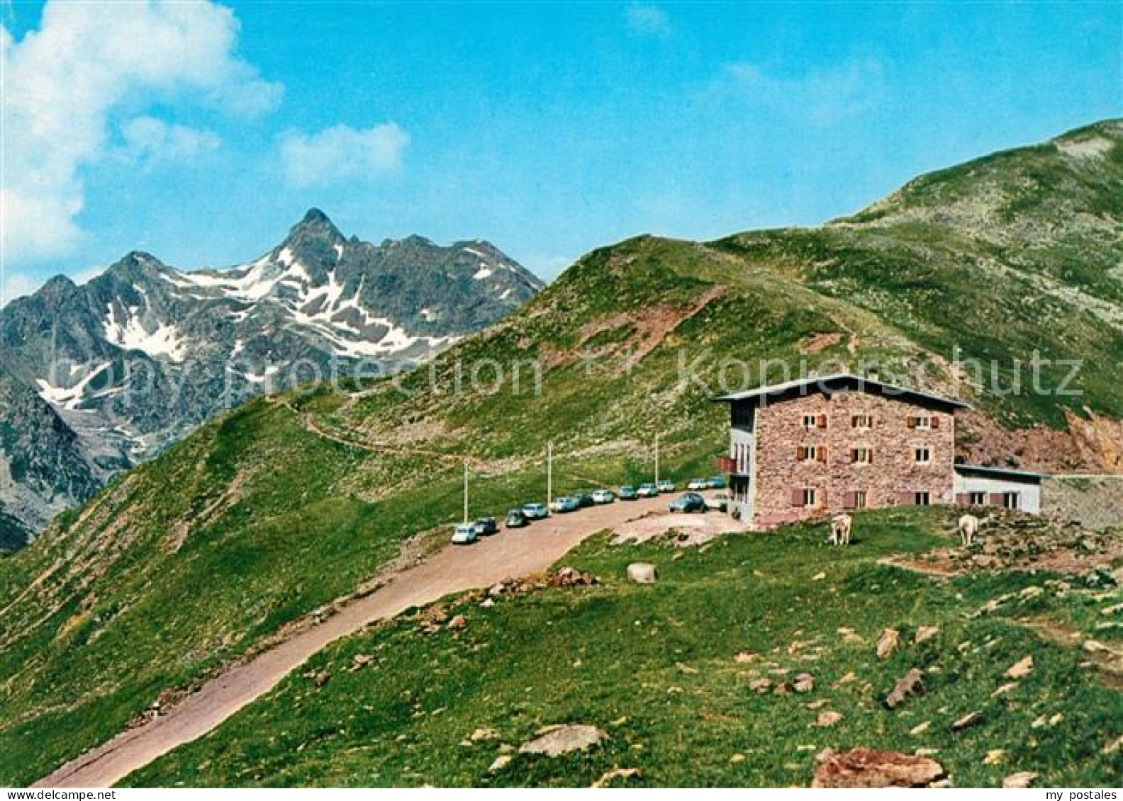 73151785 Penserjoch Passo Di Pennes Alpenrosenhof Mit Weisshorn  - Other & Unclassified