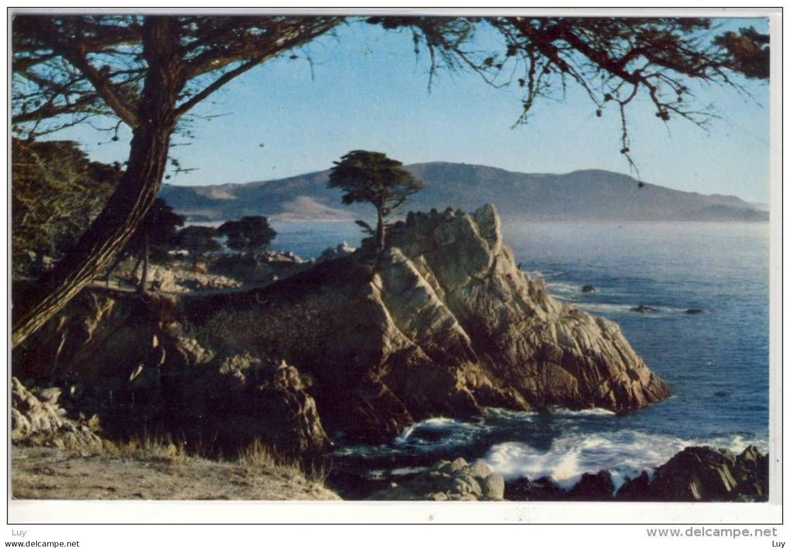 MONTEREY Peninsula, Calif. - Midway Point, 17-mile Drive - American Roadside