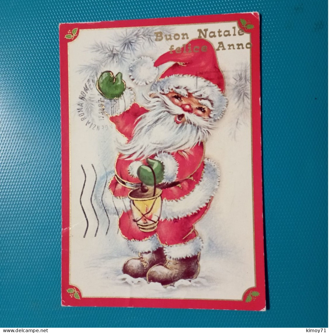 Cartolina Buon Natale E Felice Anno. Viaggiata - Kerstman