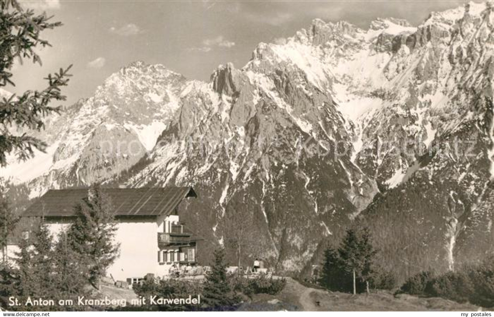 73142937 St Anton Kranzberg Berghaus Mit Karwendel St Anton Kranzberg - Garmisch-Partenkirchen